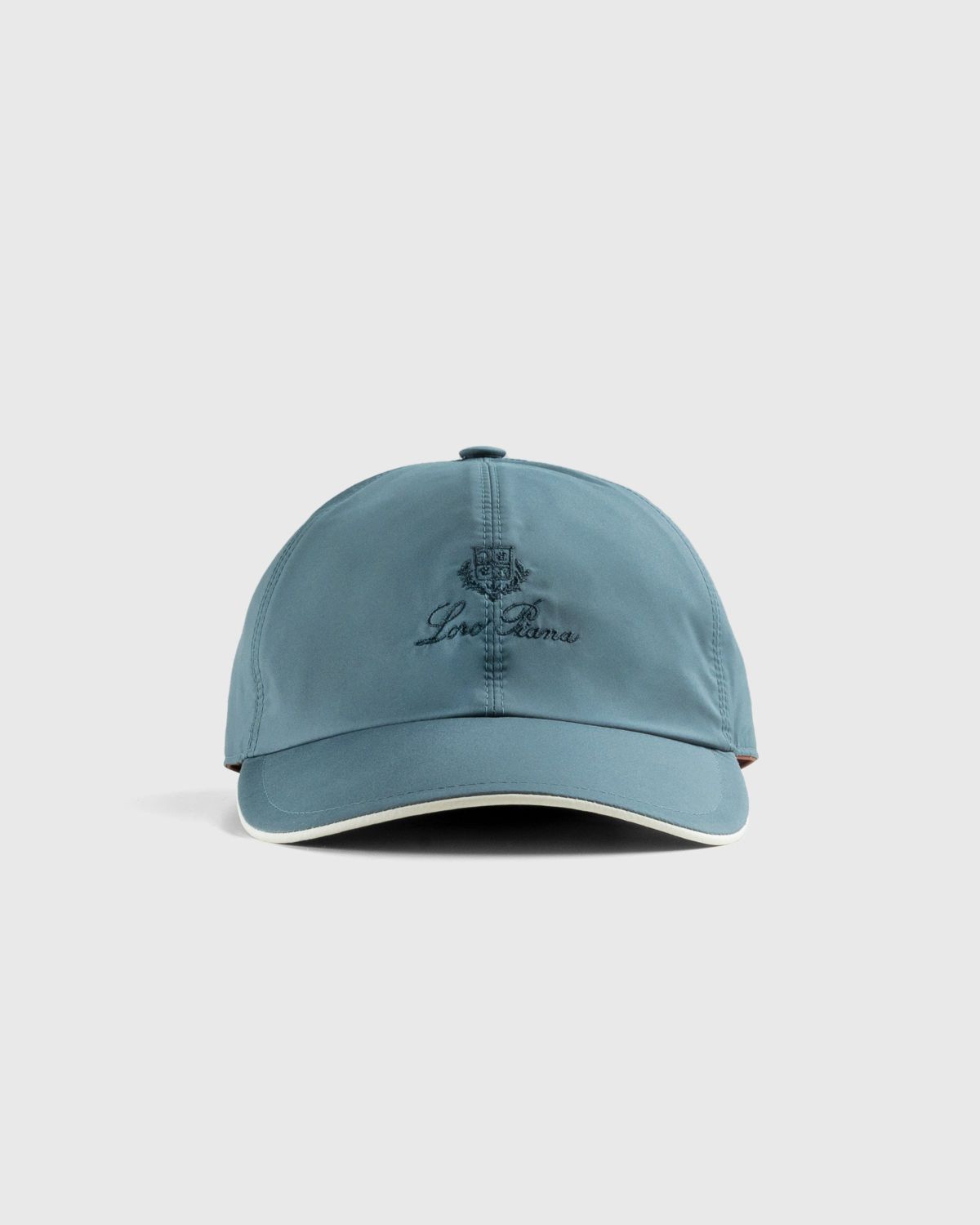 Loro Piana – Bicolor Baseball Cap Seaweed / Ivory - Hats - Blue - Image 2