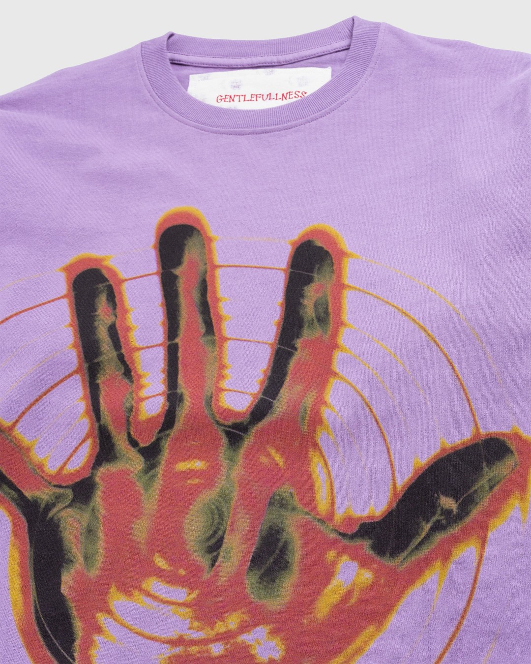 Gentle Fullness – Recycled Cotton Hand Longsleeve Tee Purple - Longsleeves - Multi - Image 6