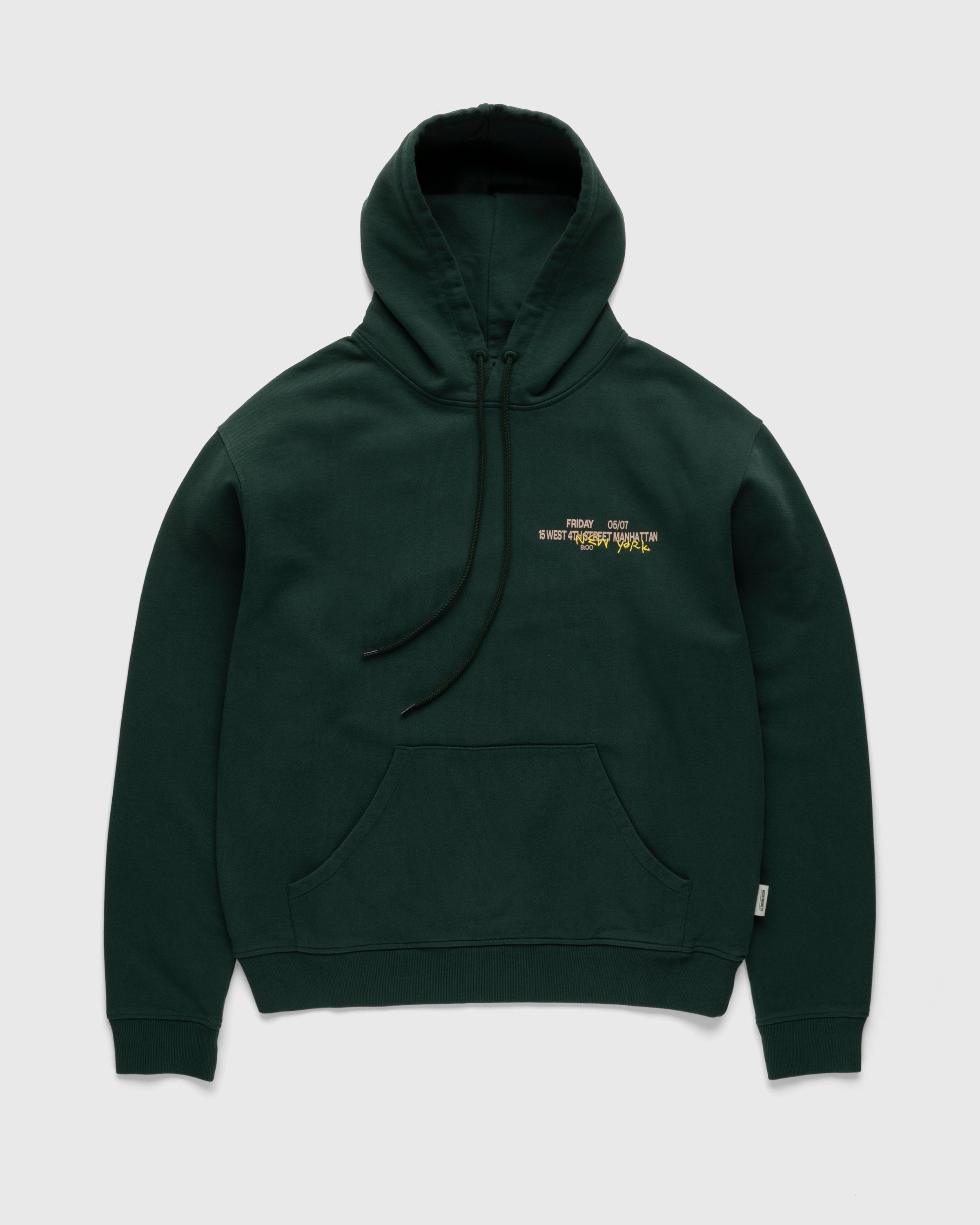 Stussy two discount tone hoodie green