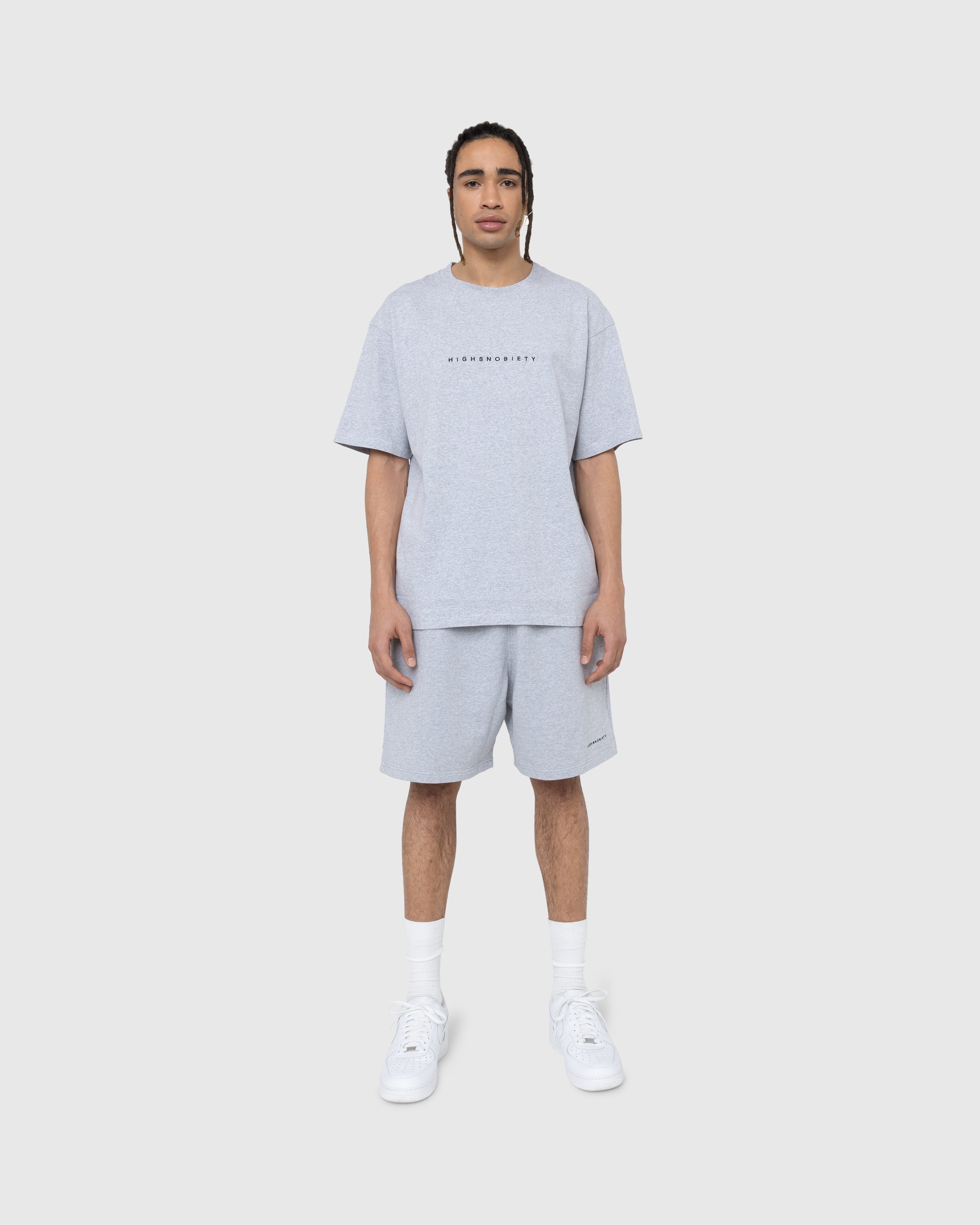 Highsnobiety – Staples T-Shirt Heather Grey - T-shirts - Grey - Image 5