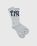 Not In Paris Crew Socks Grey