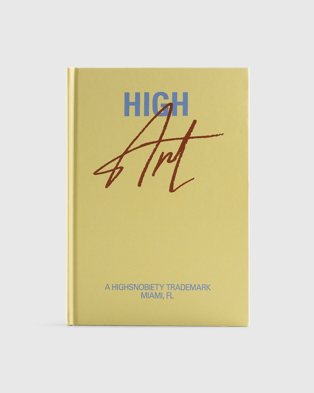 Highsnobiety – HIGHArt Paper Notebook - Stationary - Yellow - Image 1
