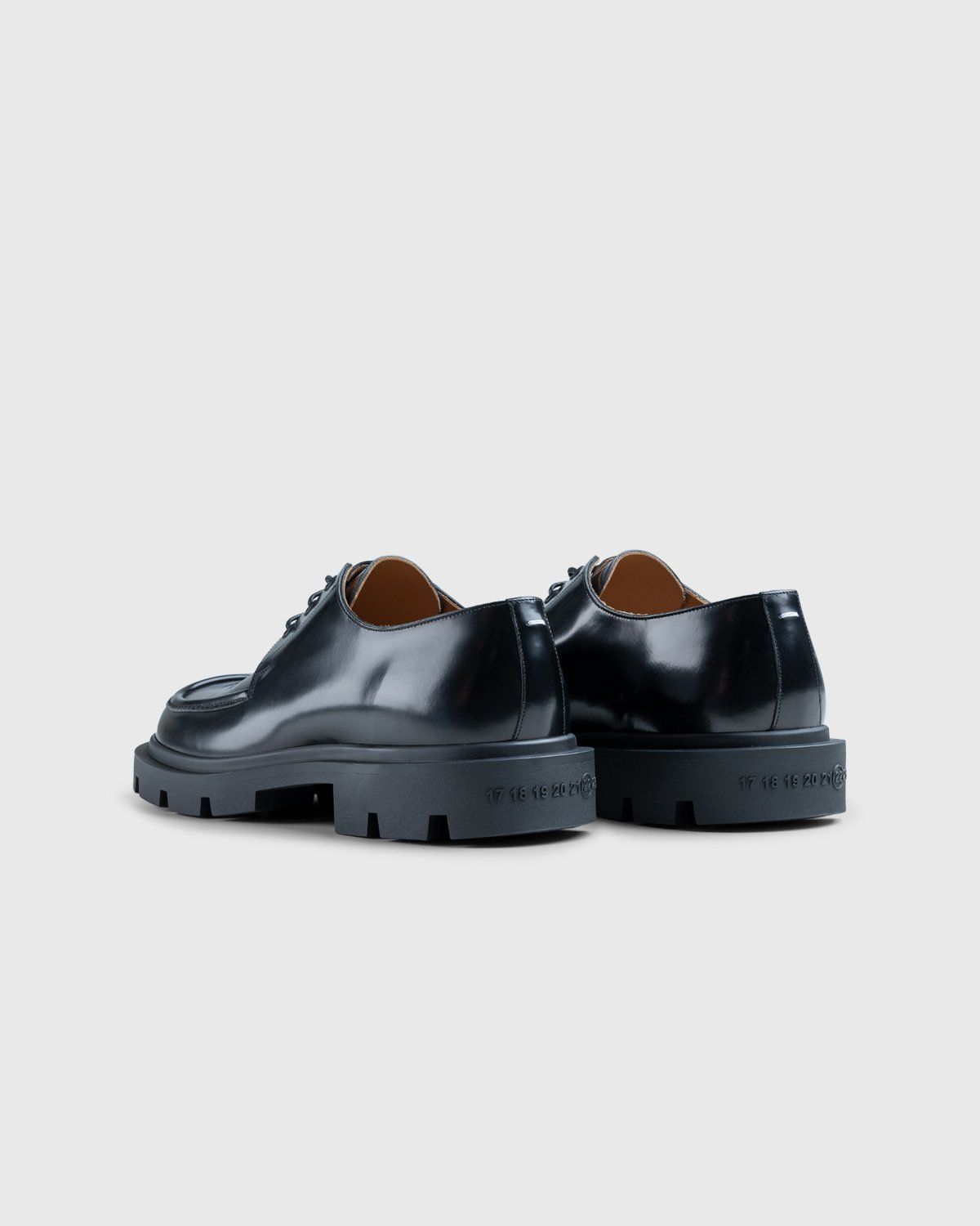 Maison Margiela – Cleated Sole Shoes Black - Shoes - Black - Image 3