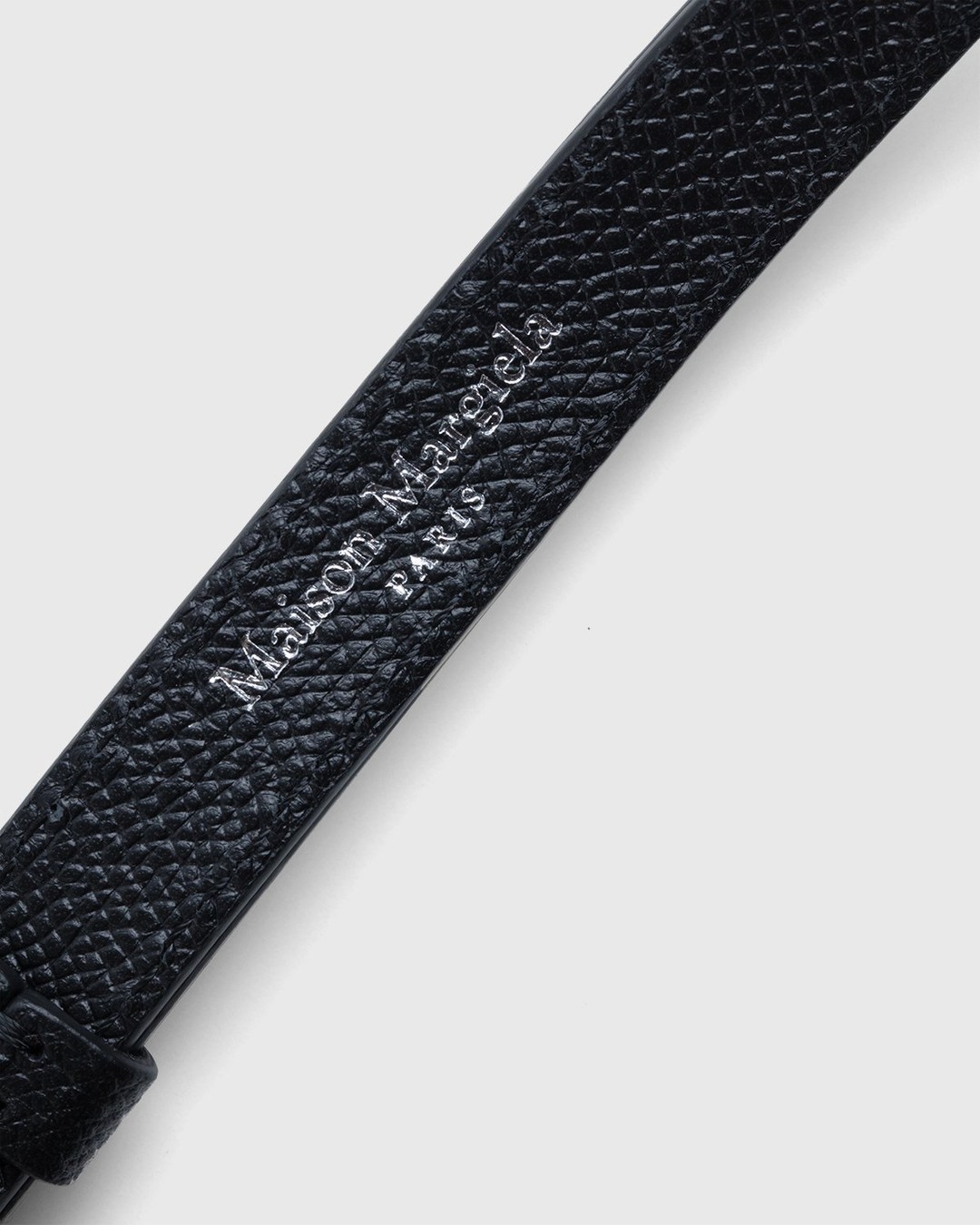 Maison Margiela – Small Leather Chest Pack Black - Shoulder Bags - Black - Image 6