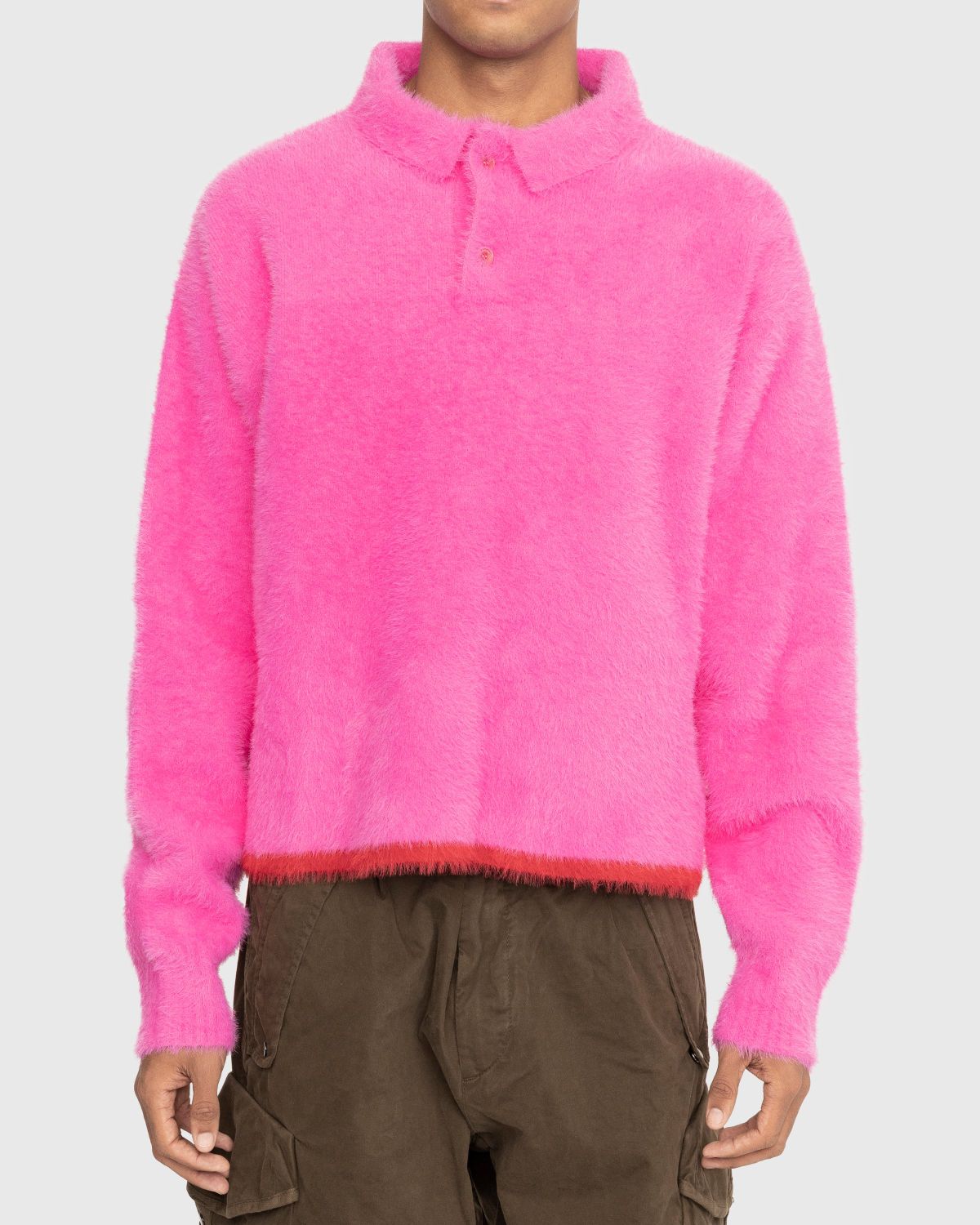 JACQUEMUS – Le Polo Neve Pink - Polos - Pink - Image 2
