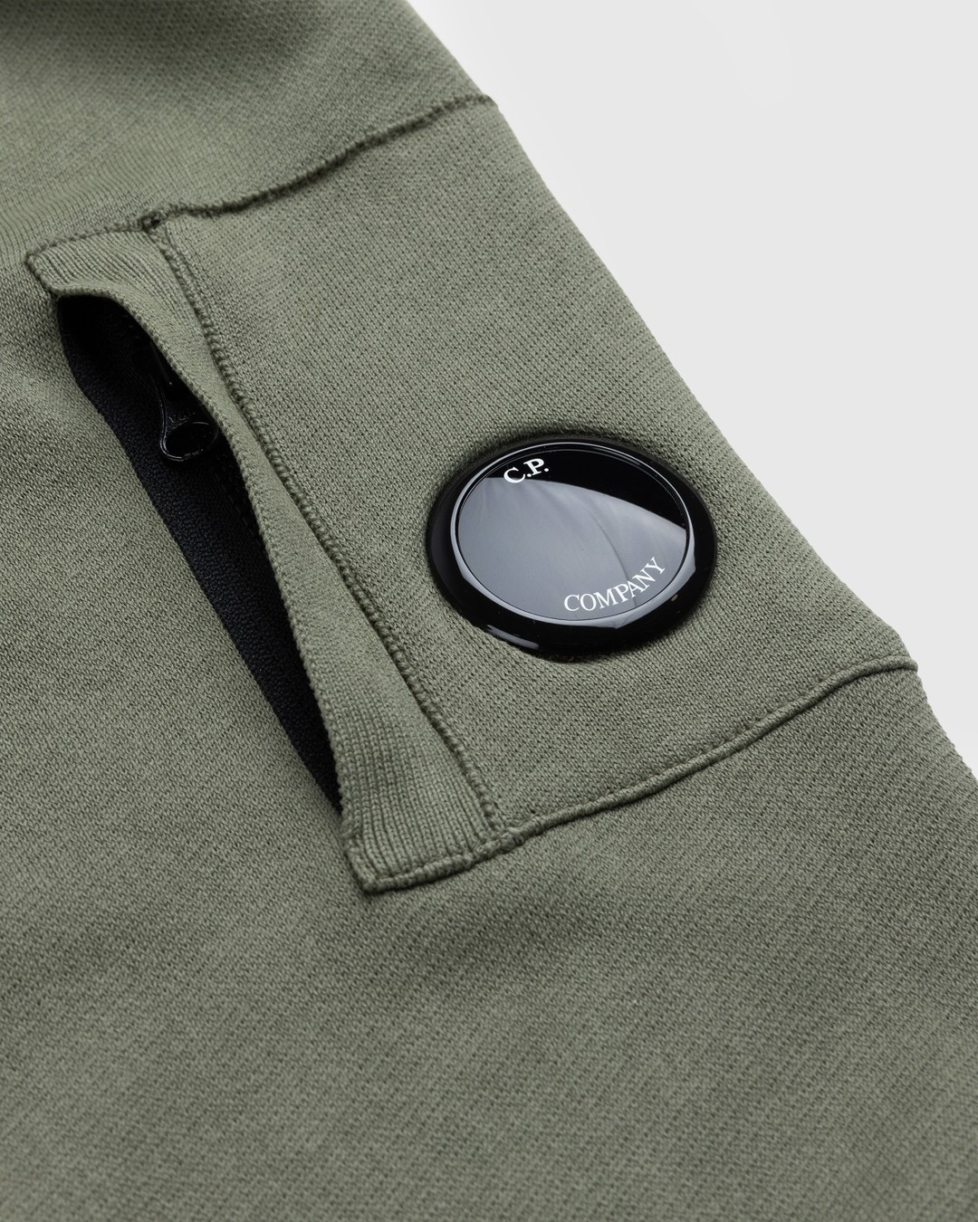 C.P. Company Light Terry Knitted Sweatshirt Bronze Green