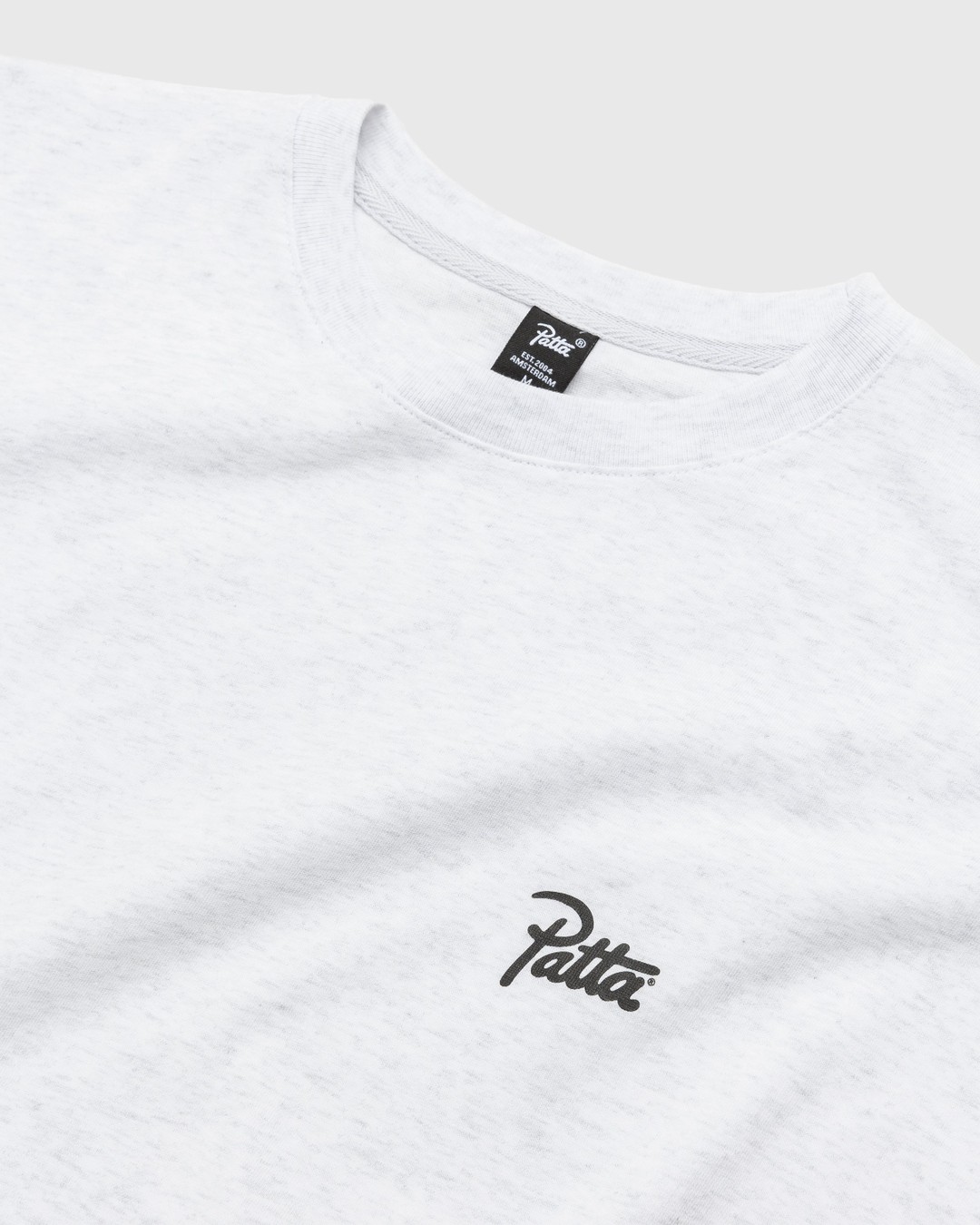 Patta – Teddy Bear T-Shirt Snow Melange Grey - T-shirts - Grey - Image 4