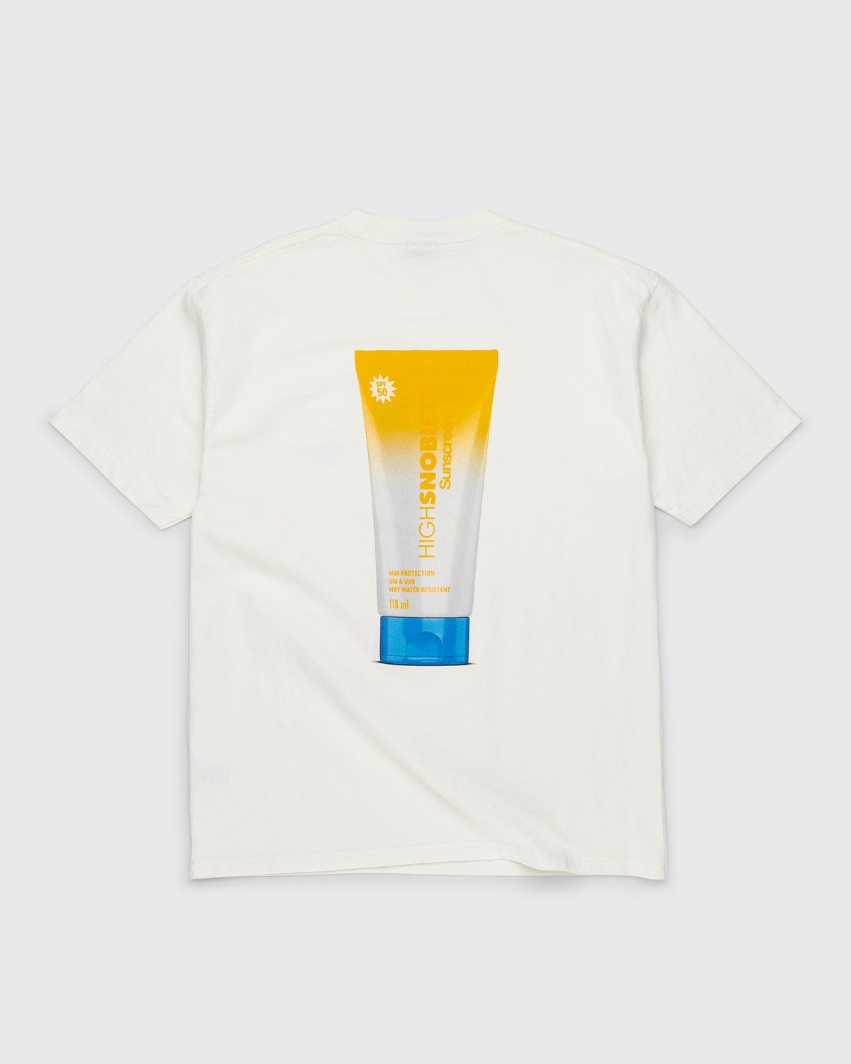 Highsnobiety – Sunscreen T-Shirt White - T-shirts - White - Image 1