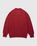 Lemaire – Seamless Shetland Wool V-Neck Sweater Poppy Red - Knitwear - Red - Image 2