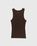 Entire Studios – Rib Tank Brunette