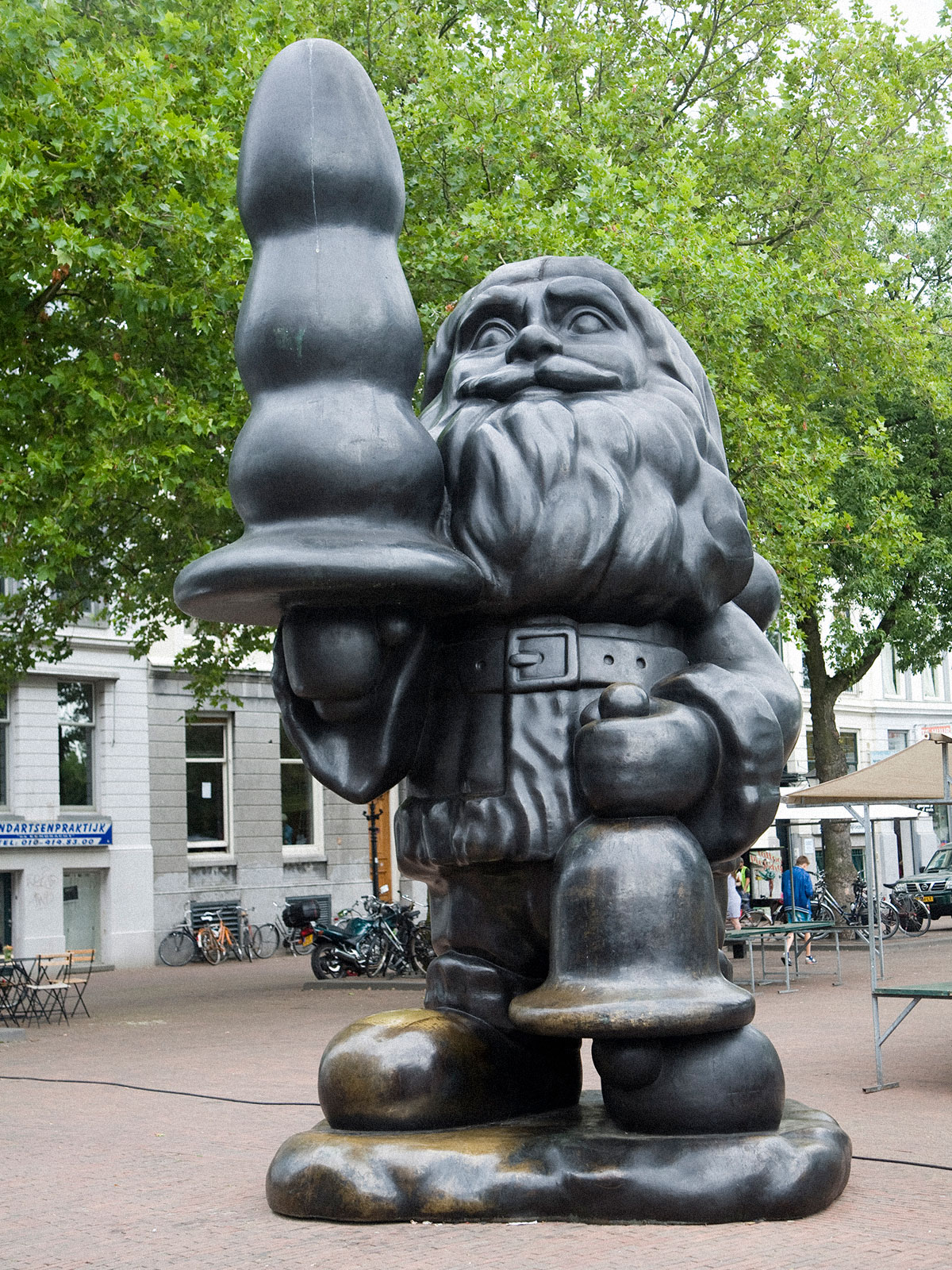 Santa Claus with Butt plug sculpture, by Paul McCarthy created 2001 Rotterdam, Netherlands