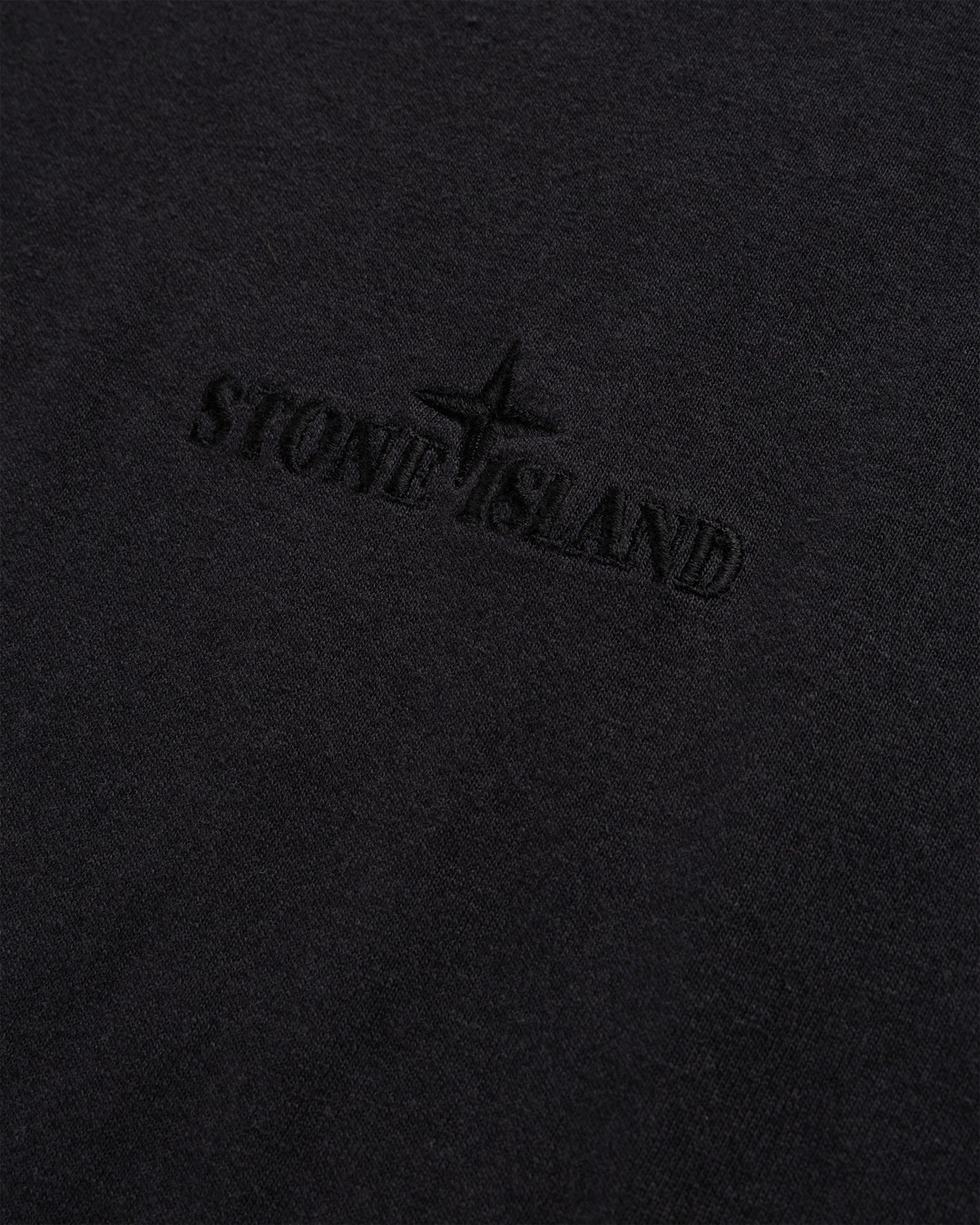 Stone Island – Garment-Dyed Logo T-Shirt Black - T-shirts - Black - Image 7