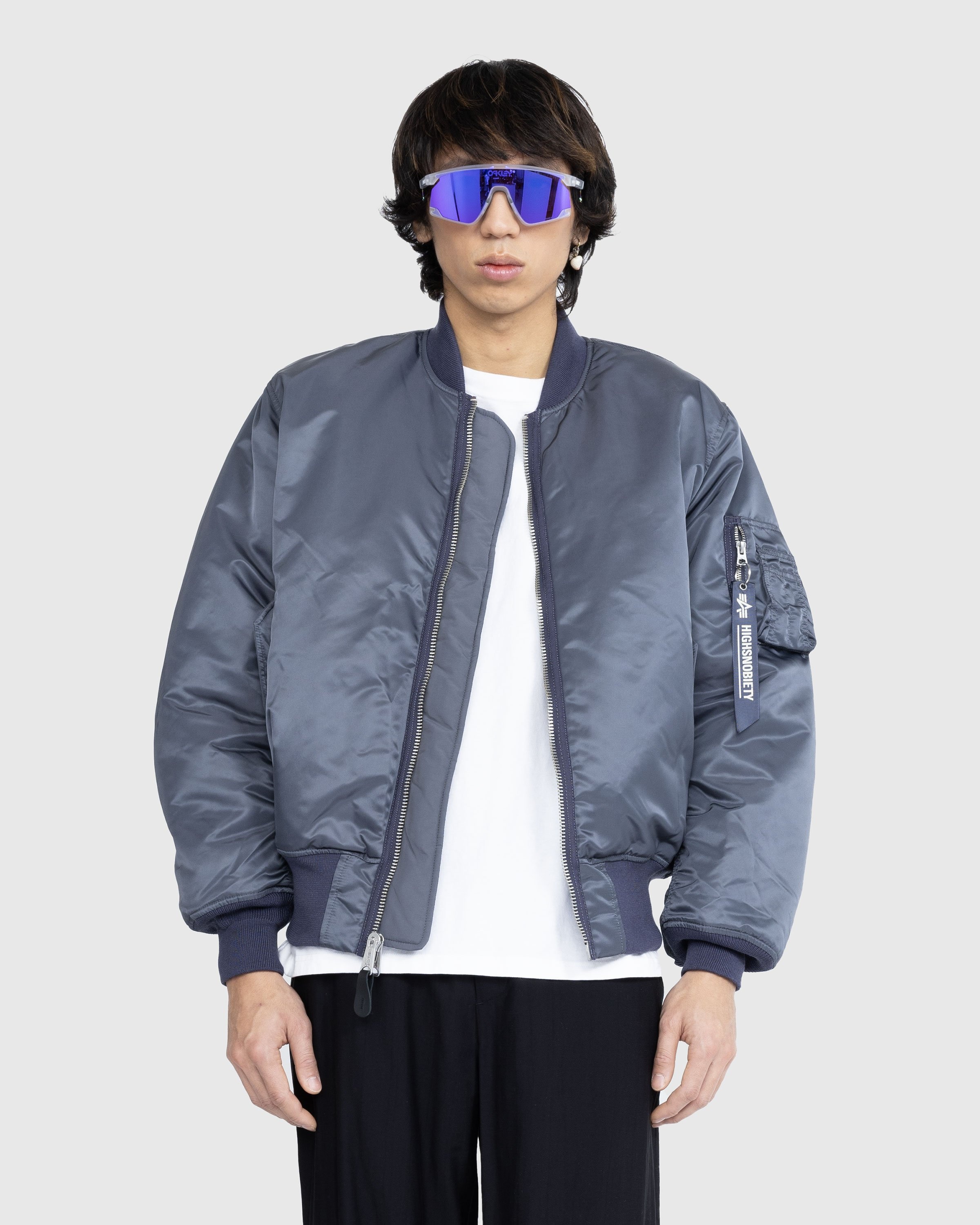 Alpha Industries x Highsnobiety MA 1 Bomber Steel Navy