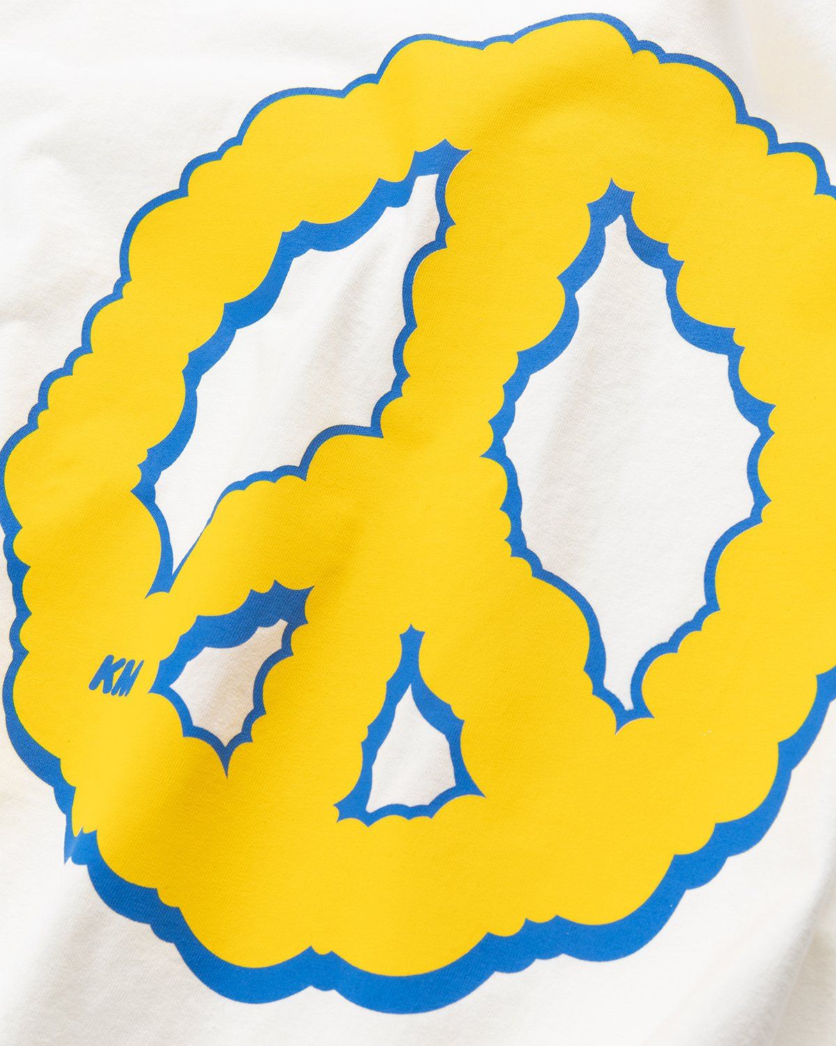 Keinemusik x Highsnobiety – Peace Logo T-Shirt White - T-shirts - White - Image 5