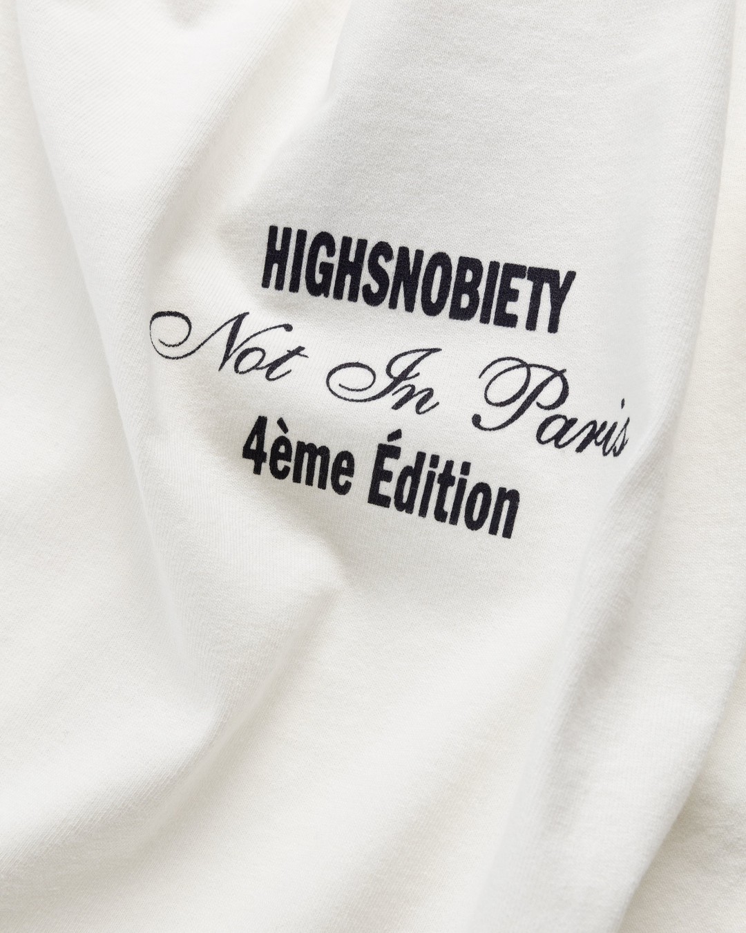 Highsnobiety – Not In Paris 4 Baguette Longsleeve White - Longsleeves - White - Image 6