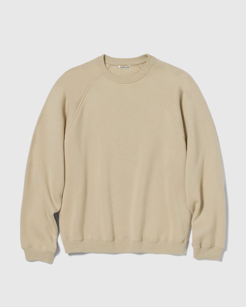Auralee – Fluffy Sweat Beige