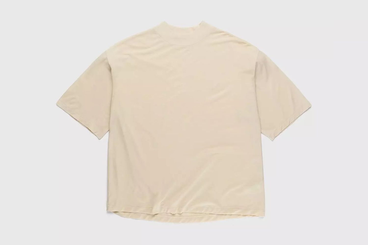 Jersey Mock Neck T-Shirt