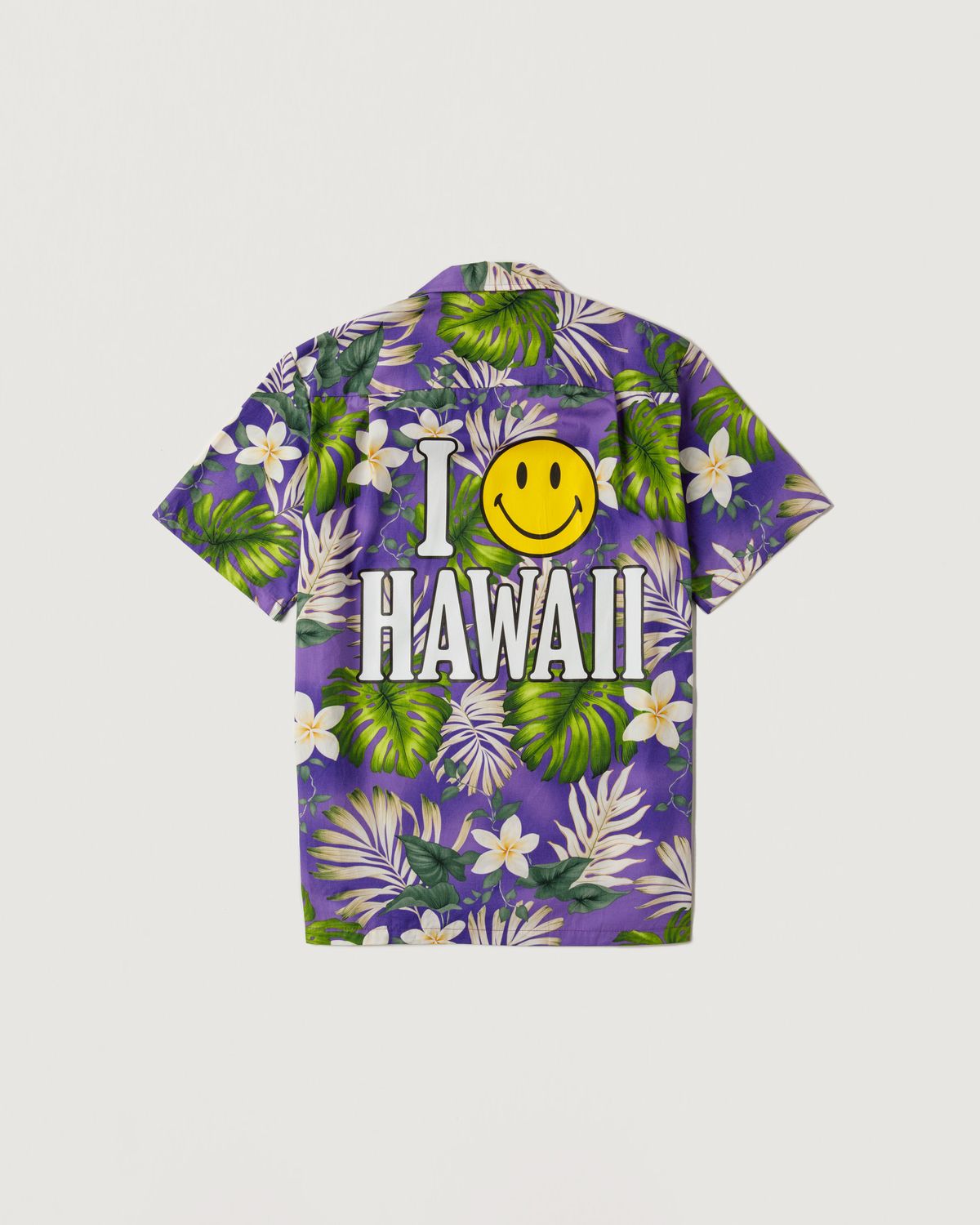 Market – Purple Smiley Hawaiian Shirt - Shortsleeve Shirts - Purple - Image 2