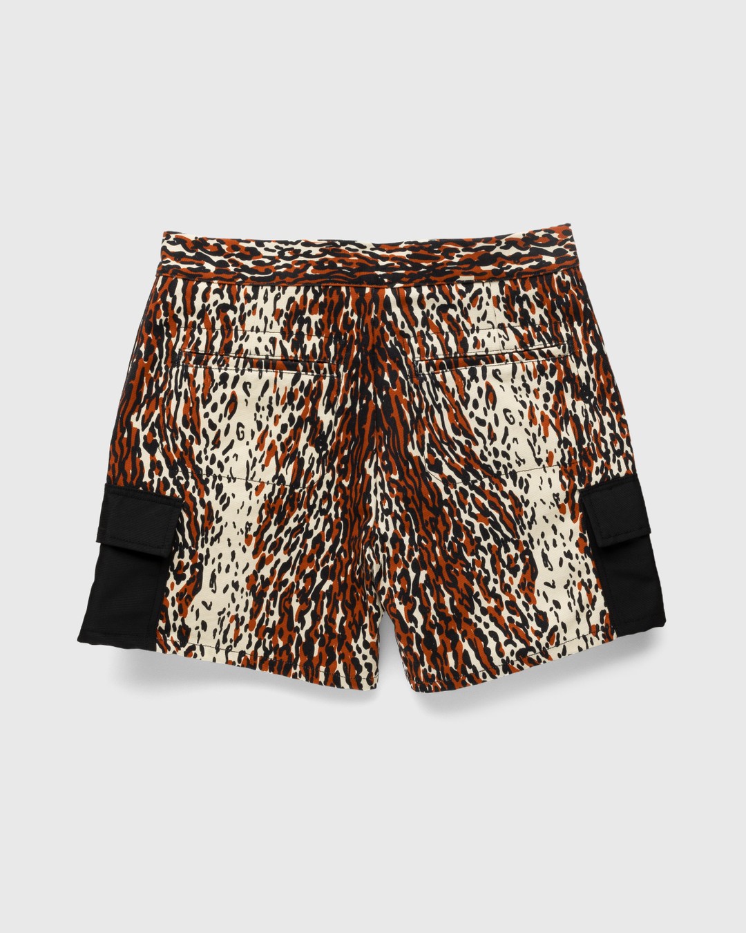 Phipps – Action Shorts Printed Canvas Leopard - Active Shorts - Brown - Image 2