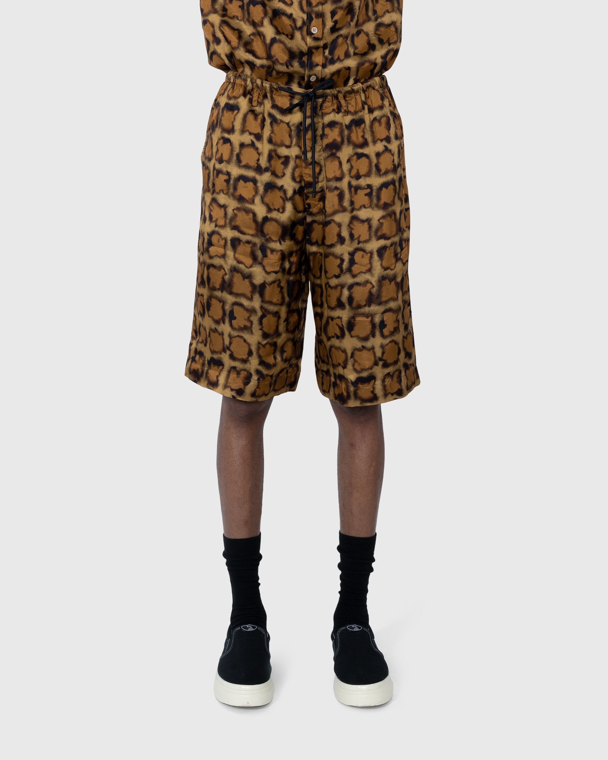 Dries van Noten – Plyd Shorts Camel - Shorts - Yellow - Image 2