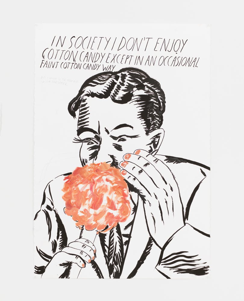Raymond Pettibon, <em>No Title (In society I...)</em>, 2017