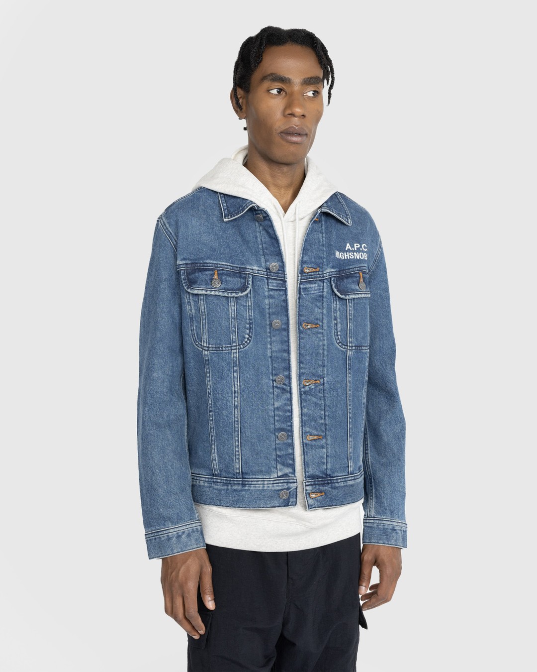 A.P.C. x Highsnobiety – Neu York Jean Jacket Blue - Outerwear - Blue - Image 3