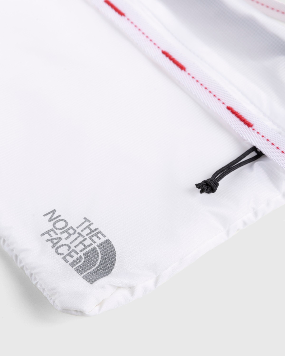 The North Face Flyweight Shoulder Bag White/Asphalt Grey/Red