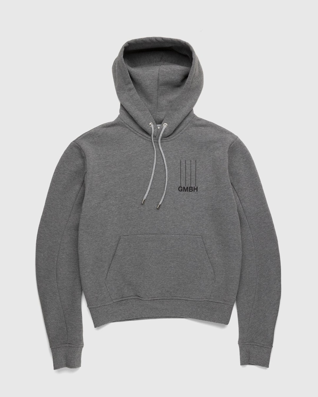 GmbH – Logo Hoodie Grey - Sweats - Grey - Image 1