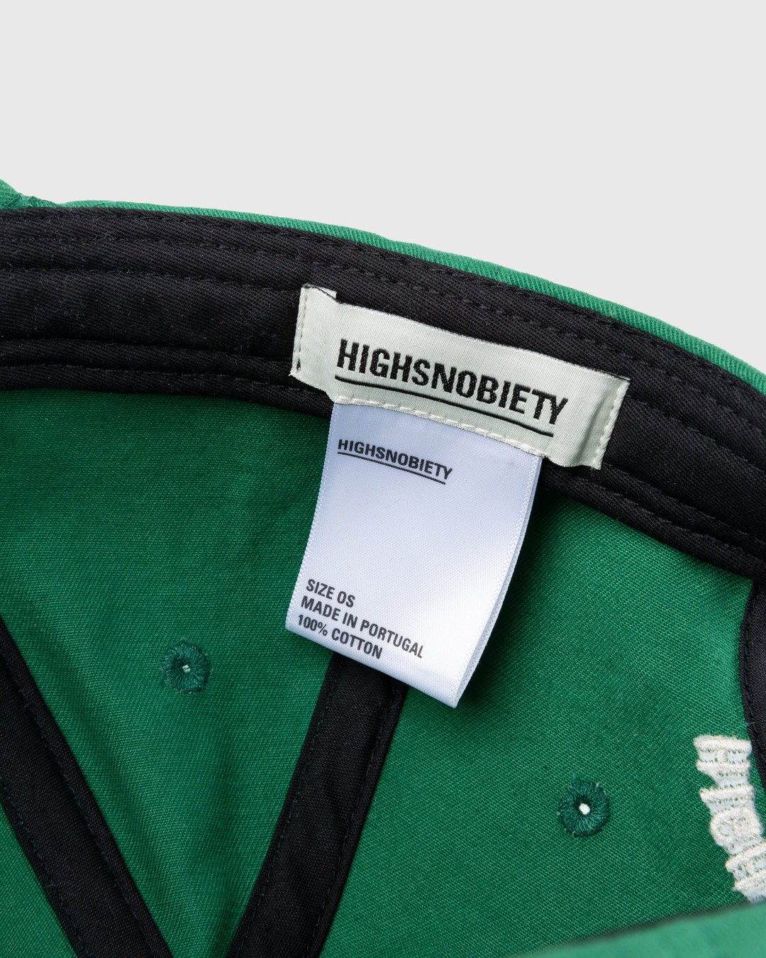 Highsnobiety – Not In Paris 4 Logo Cap Green - Hats - Green - Image 4
