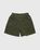Highsnobiety – HS Sports Reversible Mesh Shorts Black/Khaki - Shorts - Green - Image 2