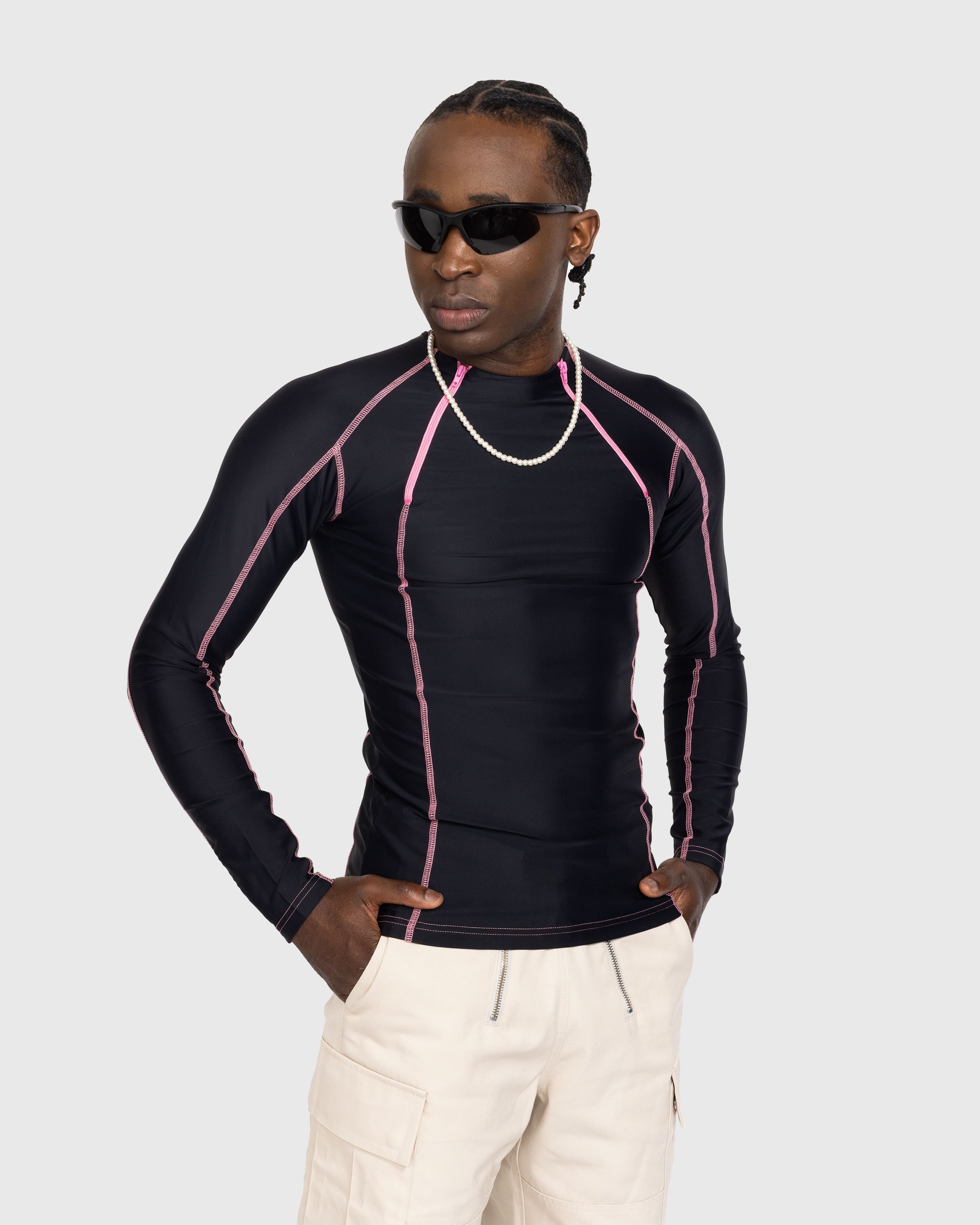 GmbH – Ande Recycled Jersey Black - Longsleeves - Black - Image 2