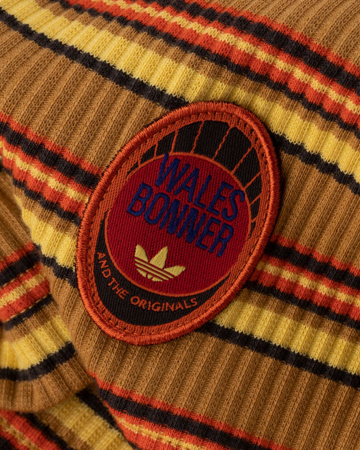 Adidas x Wales Bonner – WB Striped Longsleeve St Fade Gold/Scarlet - Longsleeves - Red - Image 3