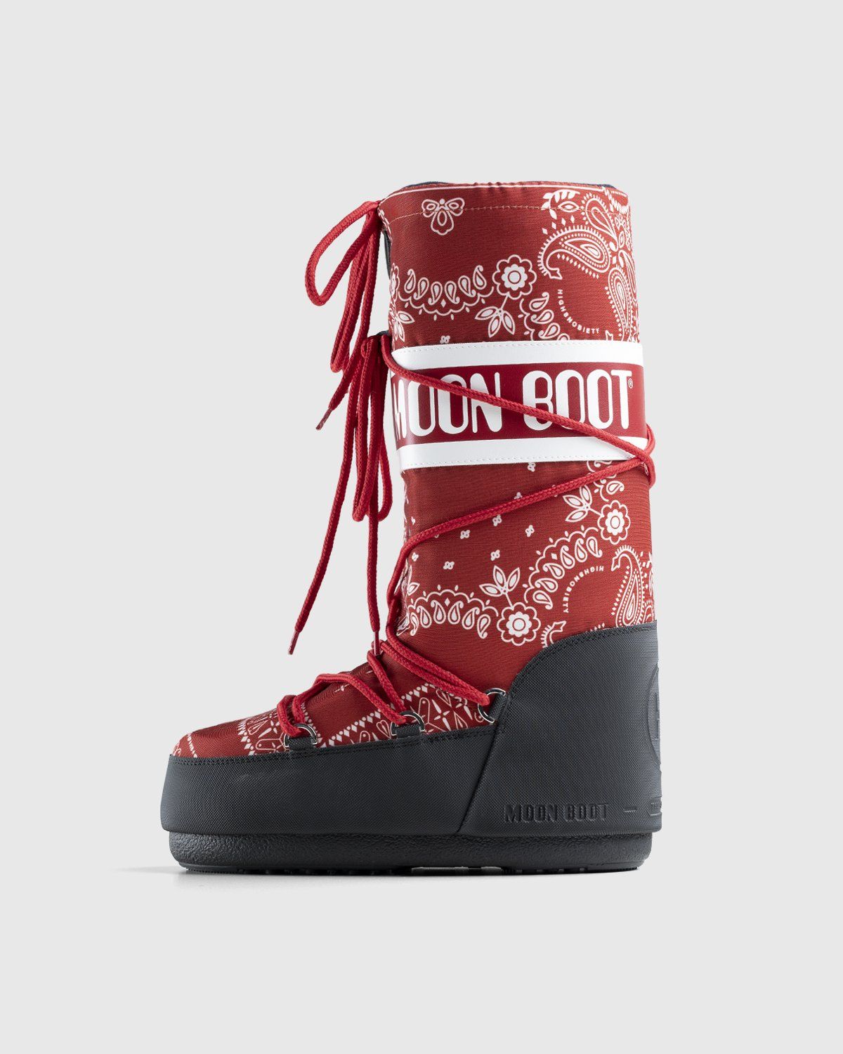 Moon Boot x Highsnobiety – Icon Boot Bandana Black