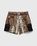 Action Shorts Printed Canvas Leopard