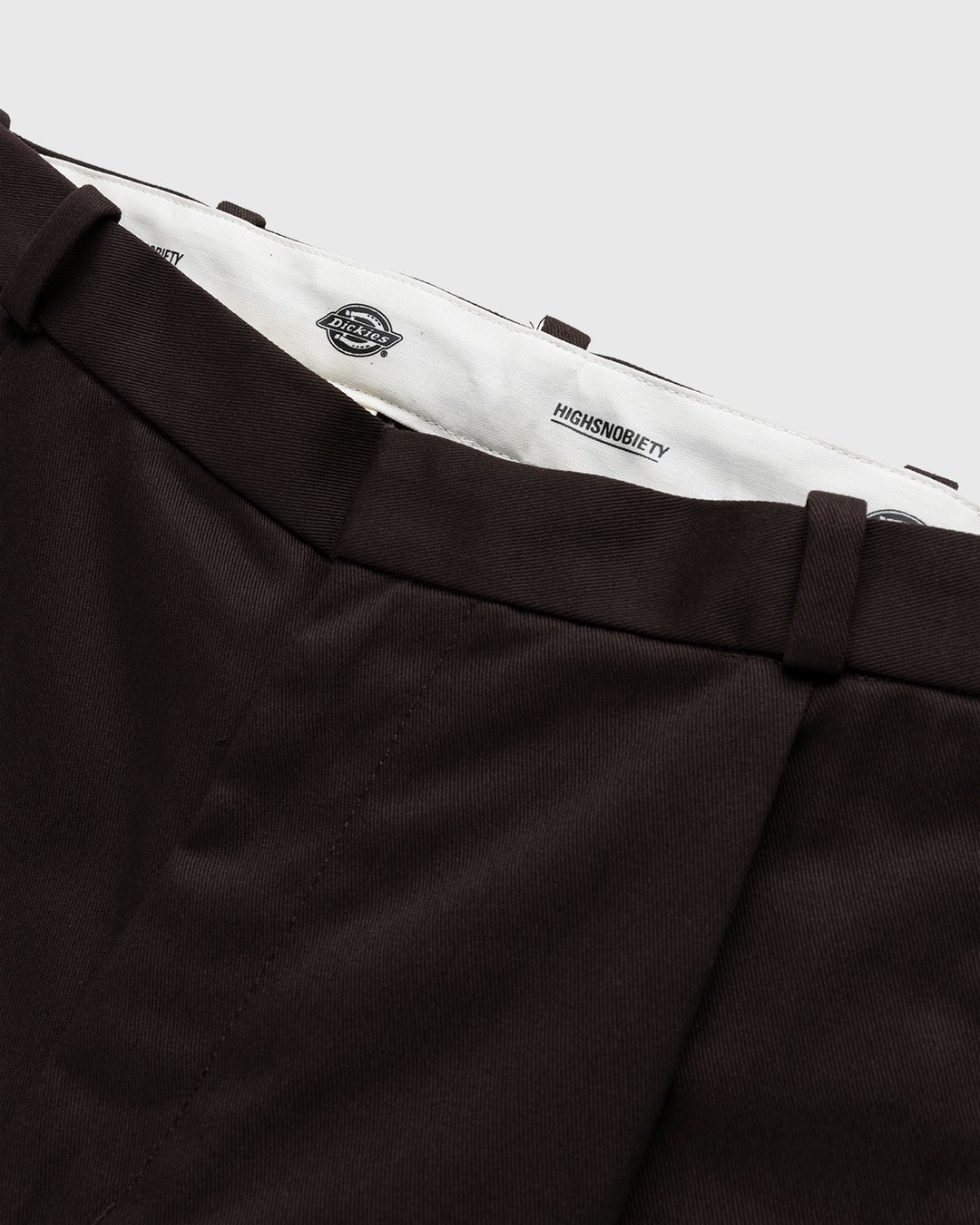 Highsnobiety x Dickies – Pleated Work Pants Dark Brown - Pants - Brown - Image 3