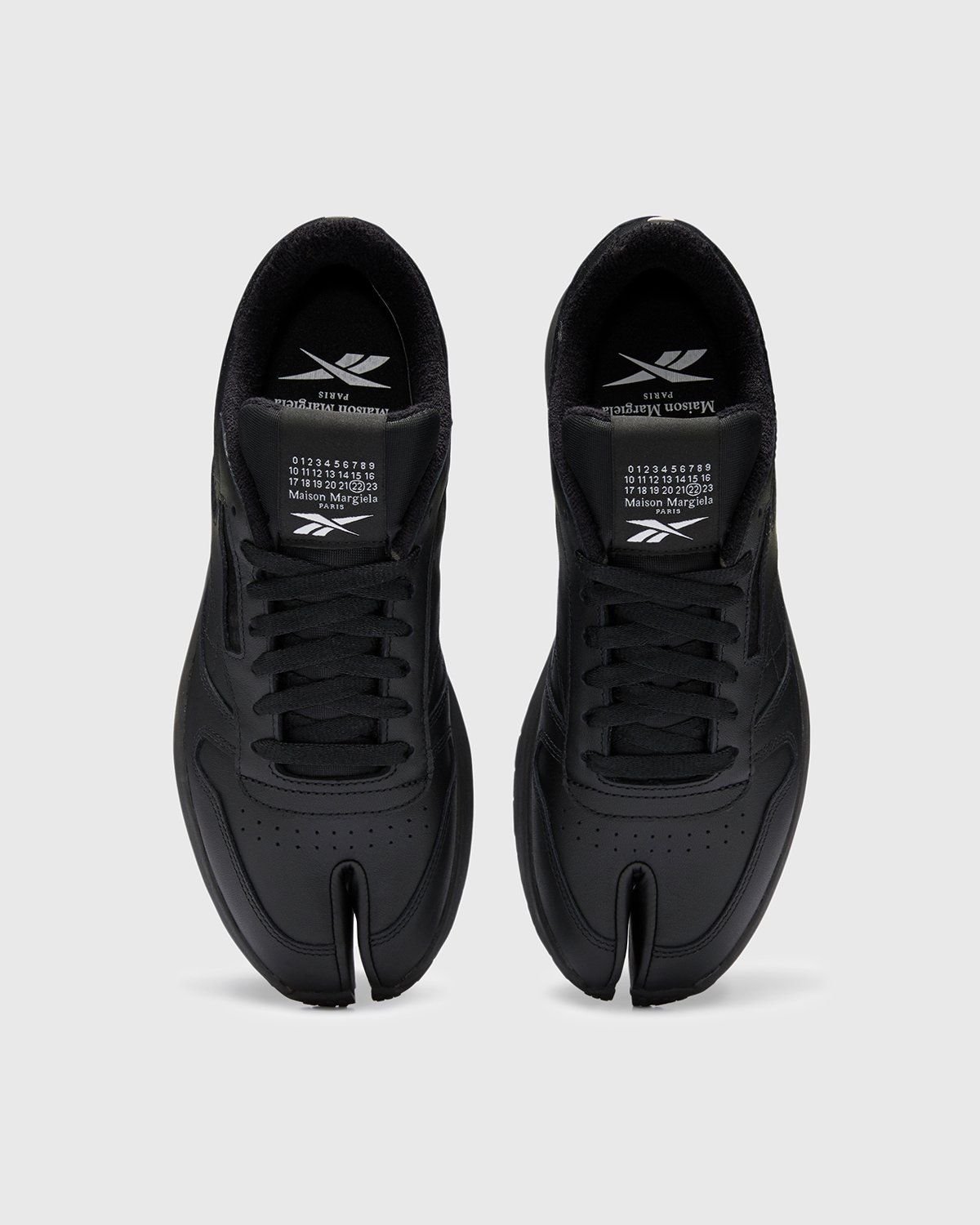 Maison Margiela x Reebok – Classic Leather Tabi Black - Low Top Sneakers - Black - Image 7