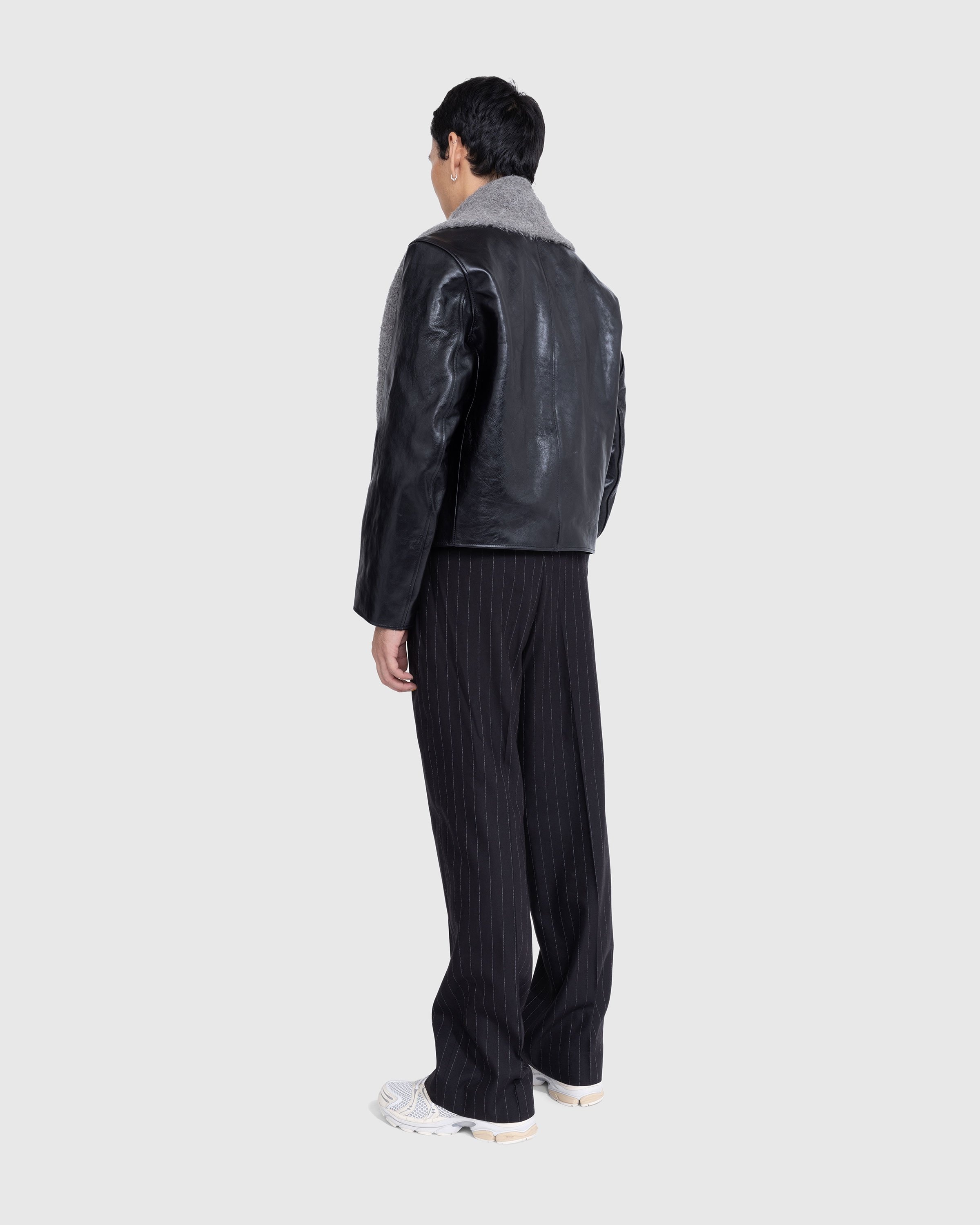 Our Legacy – Borrowed Chino Black Chalk Stripe - Pants - Black - Image 3