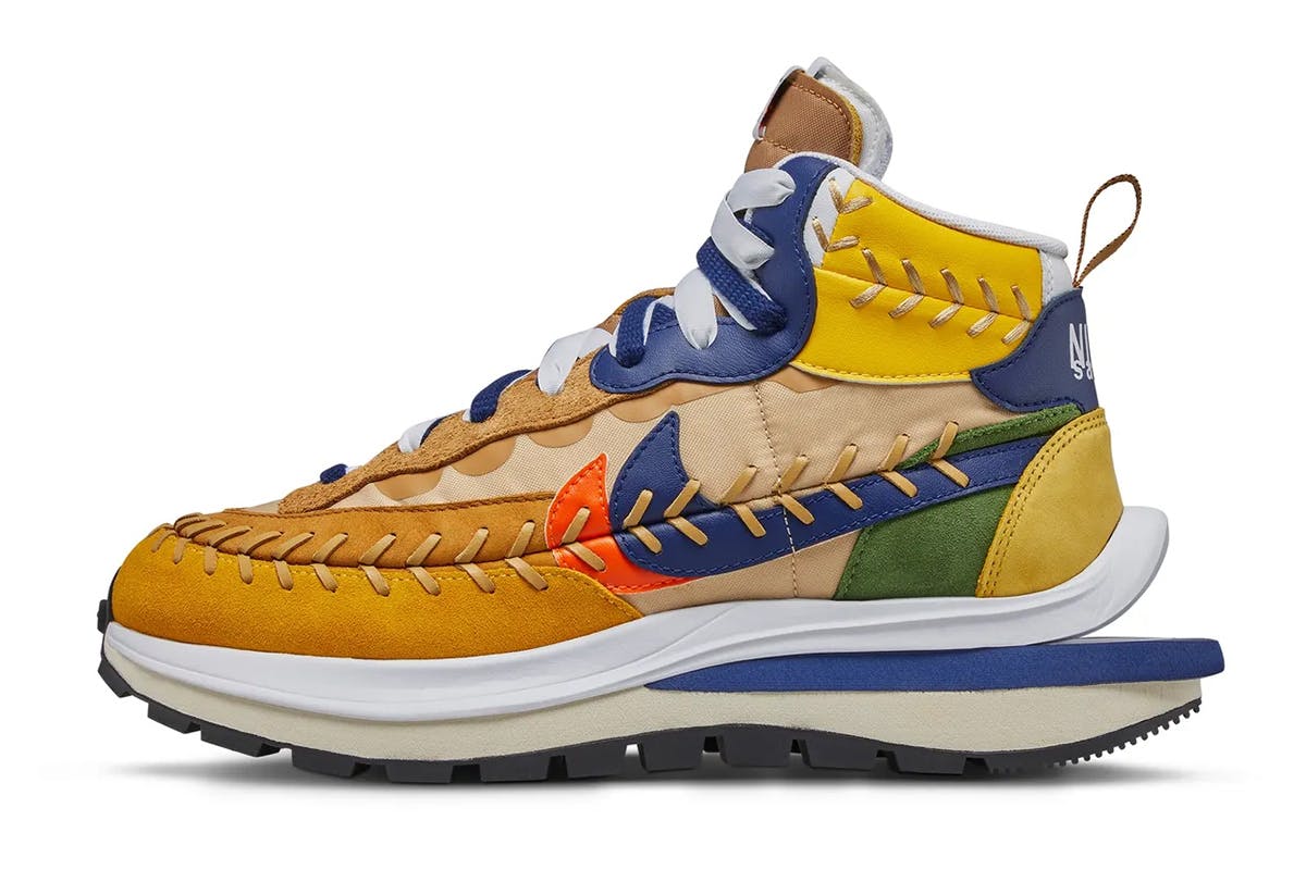 sacai x Gaultier x Nike Vaporwaffle Official Release Date Info