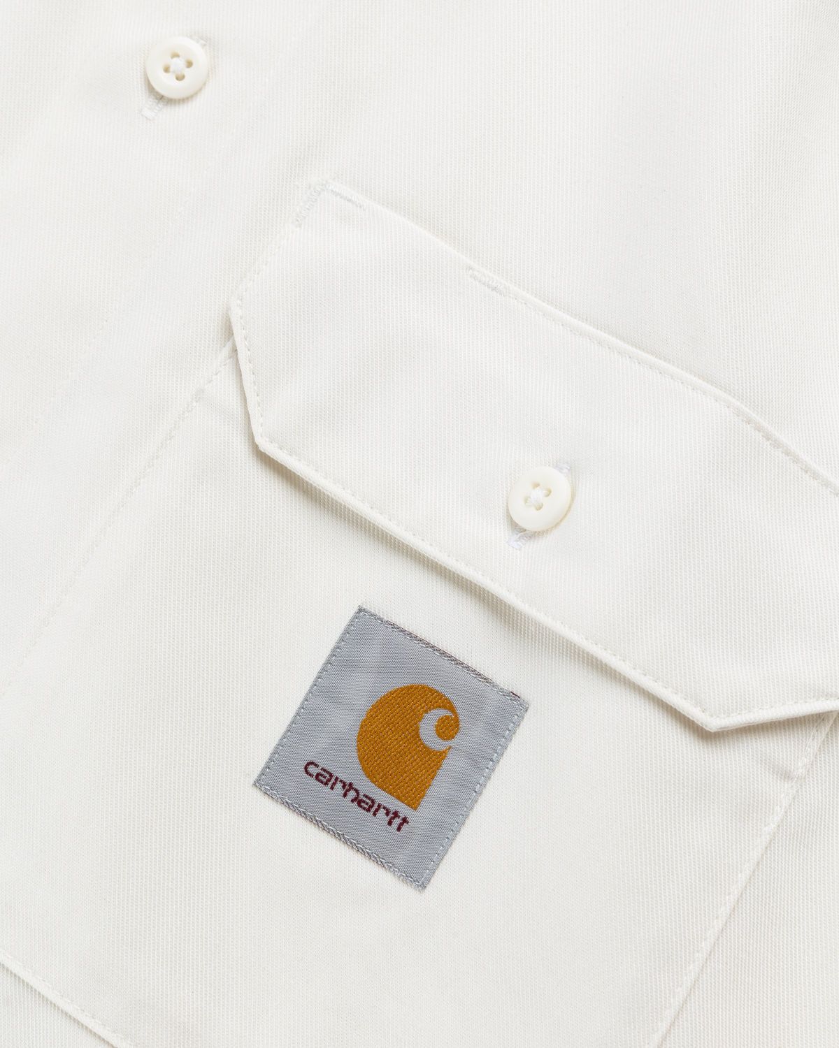 Carhartt WIP – Master Shirt Wax - Shortsleeve Shirts - White - Image 6