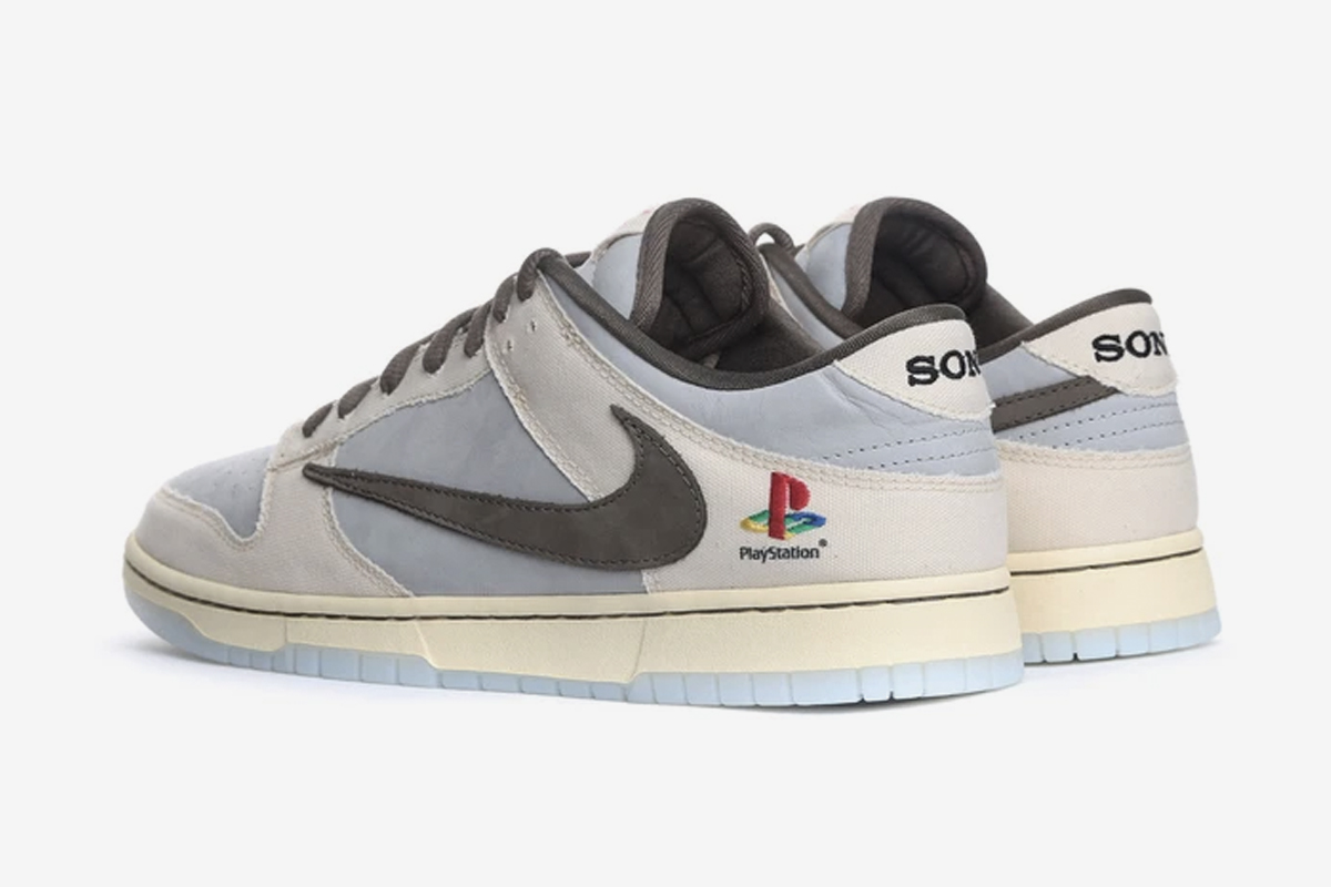 enclose The sky nickel Travis Scott's PlayStation Dunks Do Exist After All