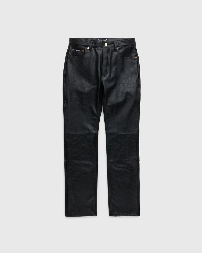 GP Faux Leather Pant Black