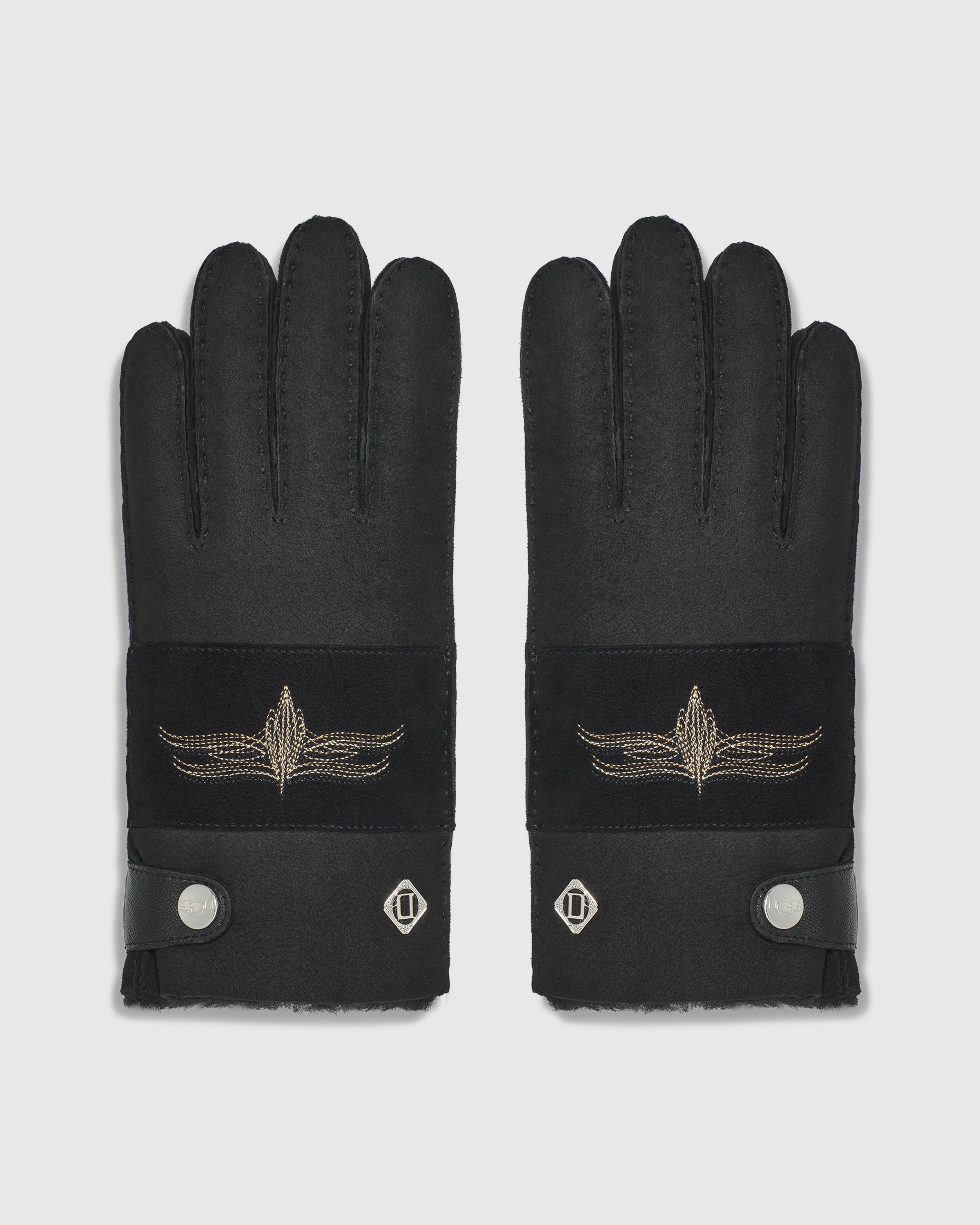 Ugg x Children of the Discordance – Sheepskin Gloves Black