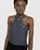 Jean Paul Gaultier – Perforated Details Tanktop - Men Tops - Grey - Image 5