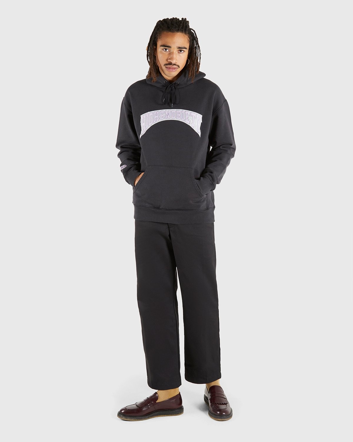 Highsnobiety – Collegiate Hoodie Black - Sweats - Black - Image 6