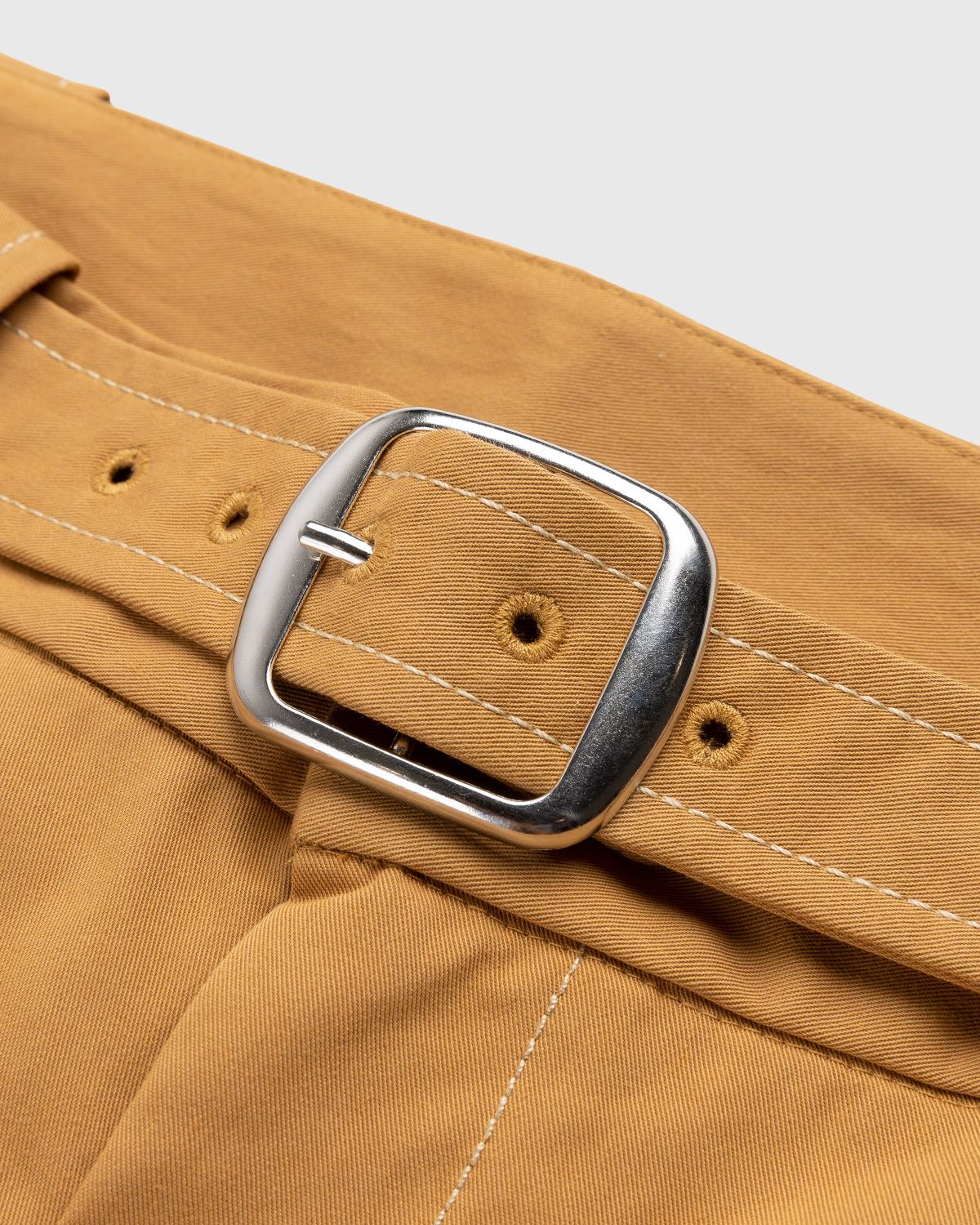Adidas x Wales Bonner – WB Chino Pants Mesa Brown - Pants - Yellow - Image 3