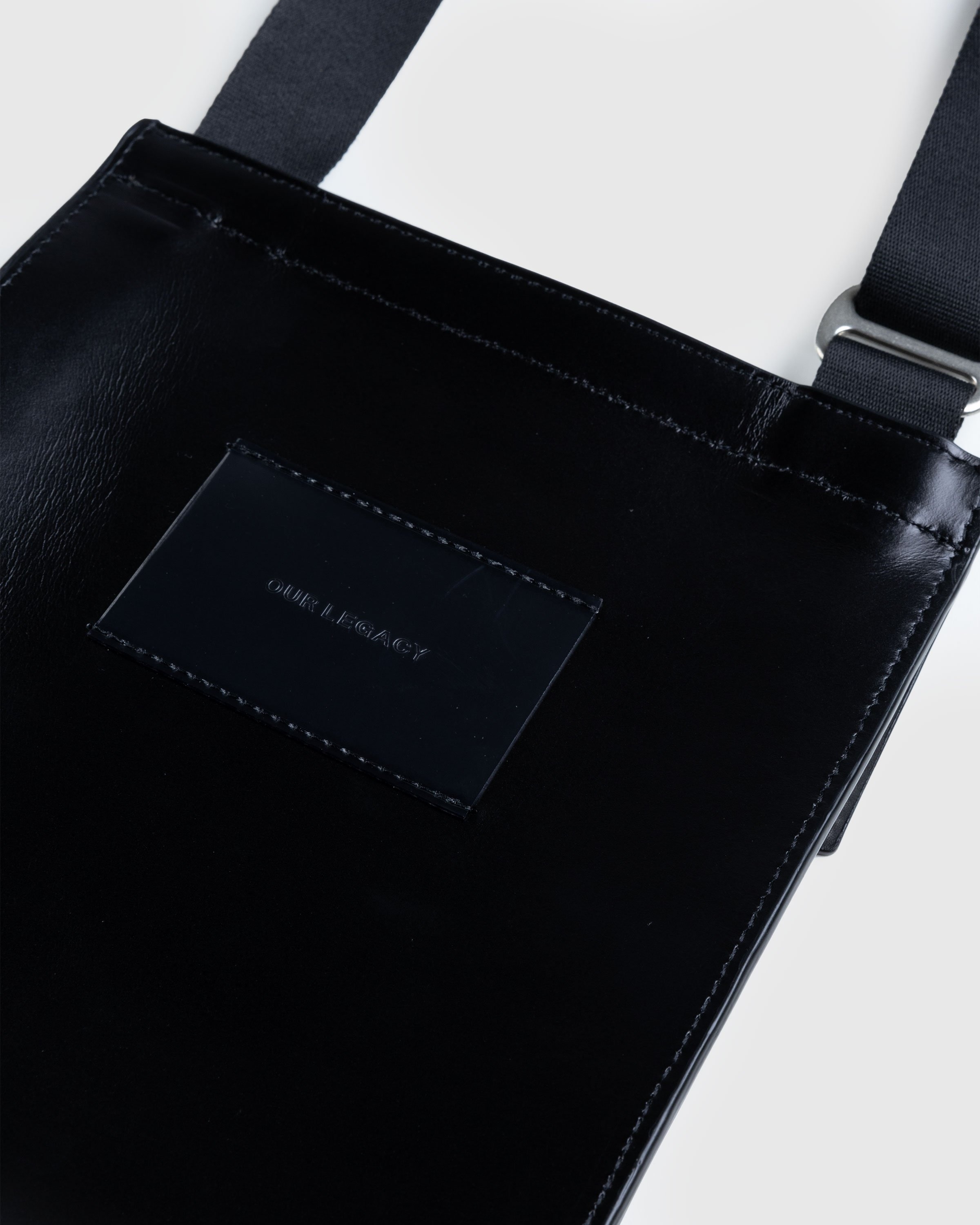 Our Legacy – Leather Pocket Bag Black - Bags - Black - Image 4