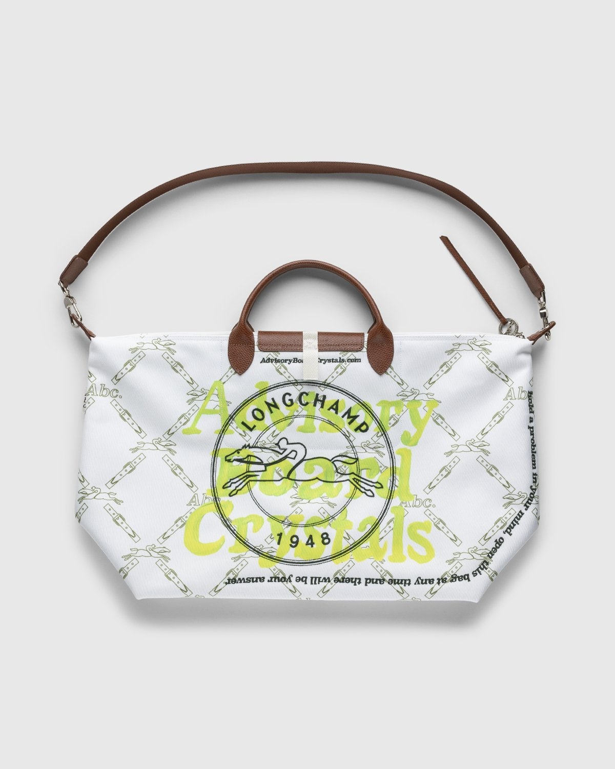 Pliage fabric handbag Longchamp White in Cloth - 35330249