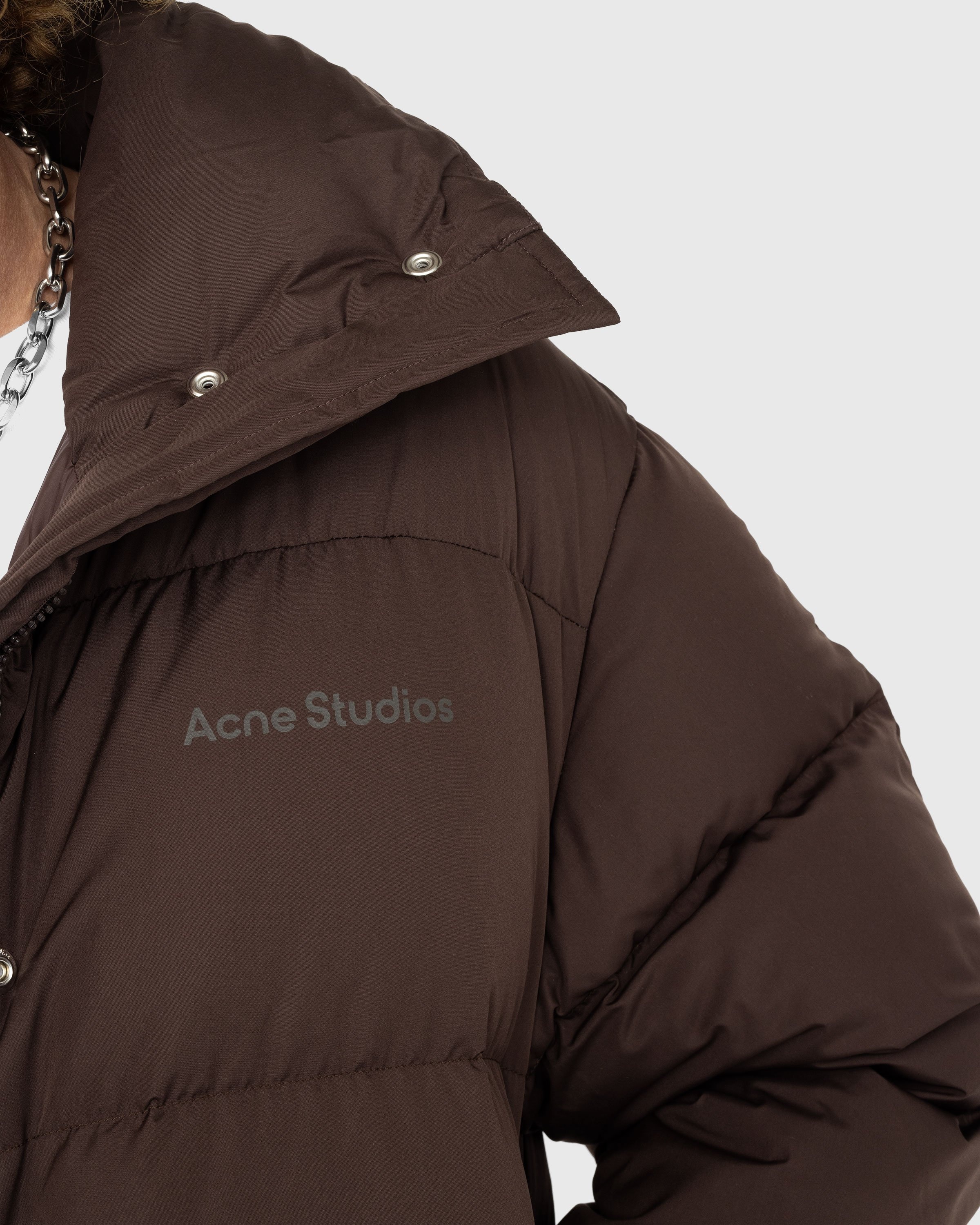 Acne Studios – Puffer Jacket Coffee Brown - Outerwear - Brown - Image 4