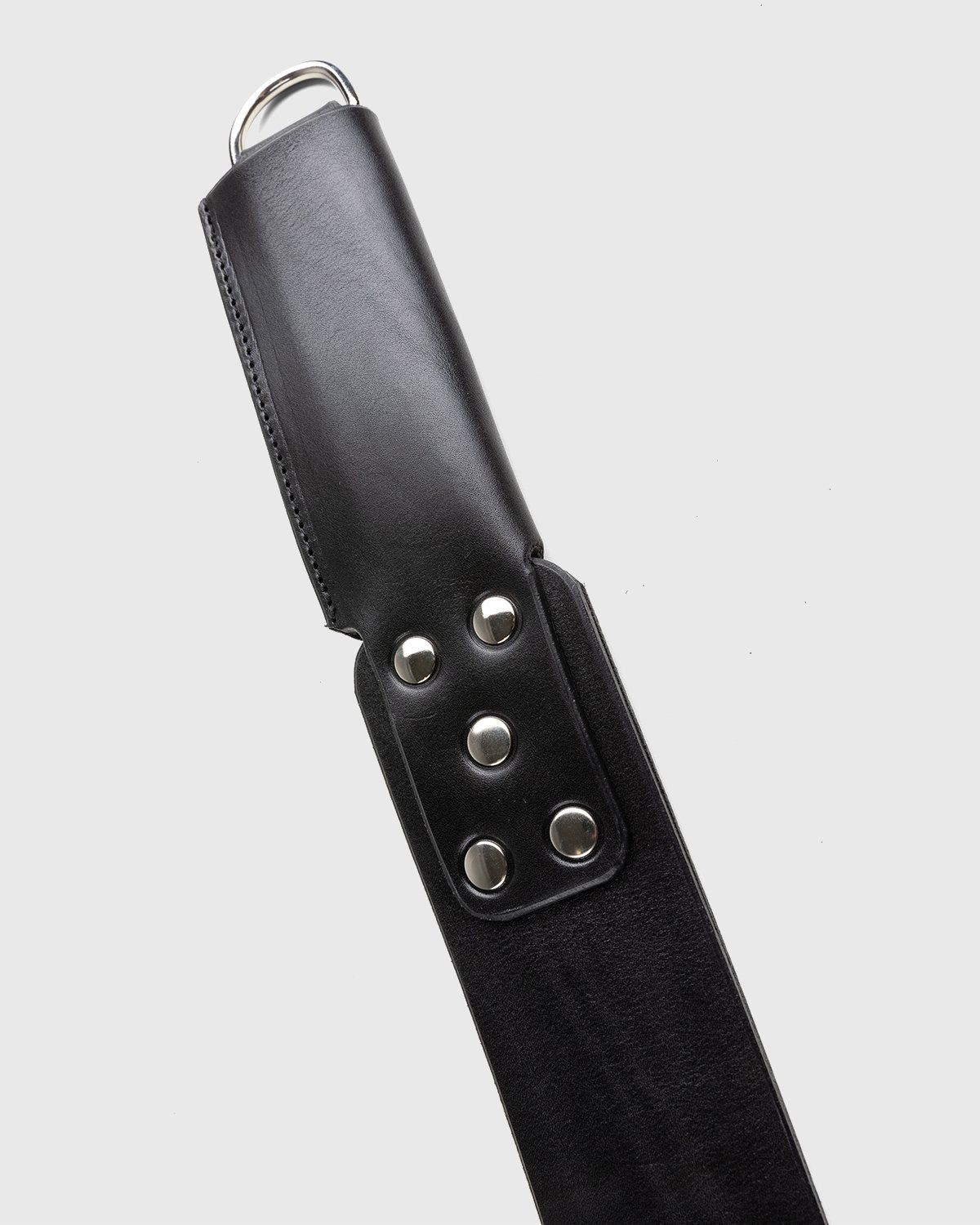 Highsnobiety x Butcherei Lindinger – Double Leather Paddle Black - Keychains - Black - Image 5