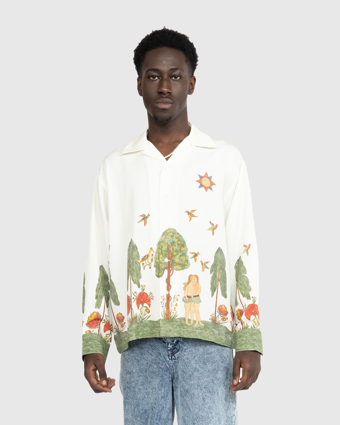 Carne Bollente – Eves Garden Button-Up Shirt Multi - Shirts - Multi - Image 5